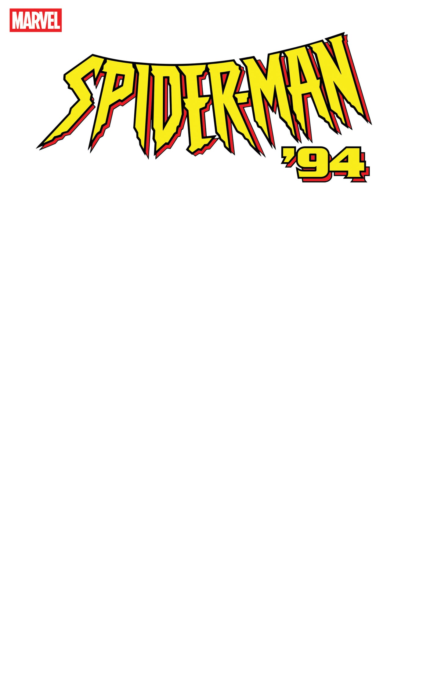 SPIDER-MAN '94 #1 BLANK COVER VARIANT - 9/3/25 - Release Date: 9/3/25