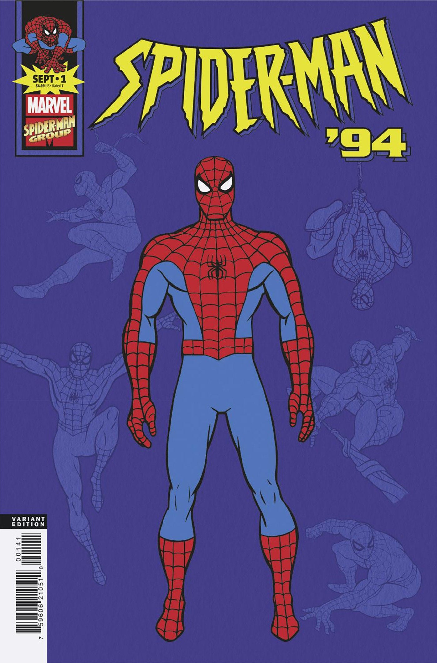 SPIDER-MAN '94 #1 MARVEL ANIMATION VARIANT - 9/3/25 - Release Date: 9/3/25