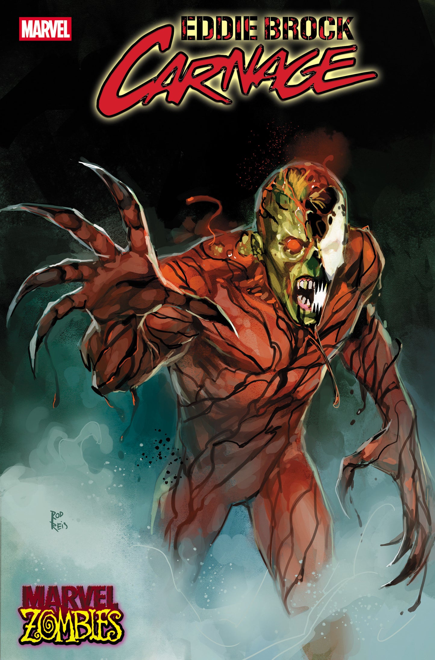 EDDIE BROCK: CARNAGE #9 ROD REIS MARVEL ZOMBIES VARIANT ISBN: 75960621053400921 - Release Date: 10/8/25