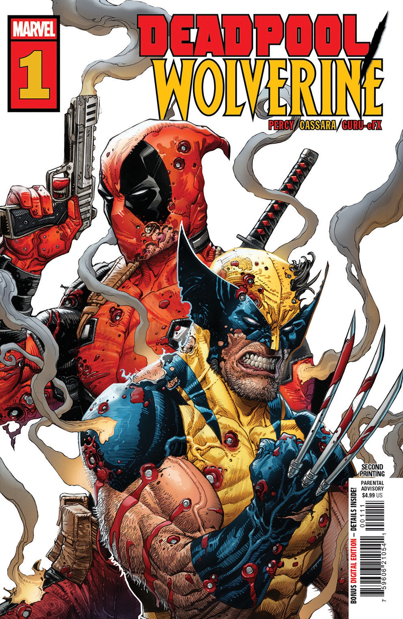 DEADPOOL/WOLVERINE #1 JOSHUA CASSARA 2ND PRINTING VARIANT - Release Date: 2/19/25