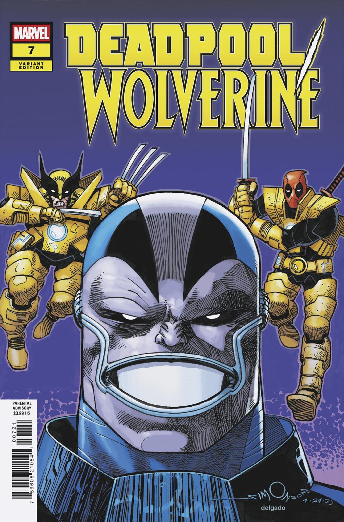 DEADPOOL/WOLVERINE #7 WALT SIMONSON VARIANT - ISBN: 75960621054100721 - Release Date: 7/16/25