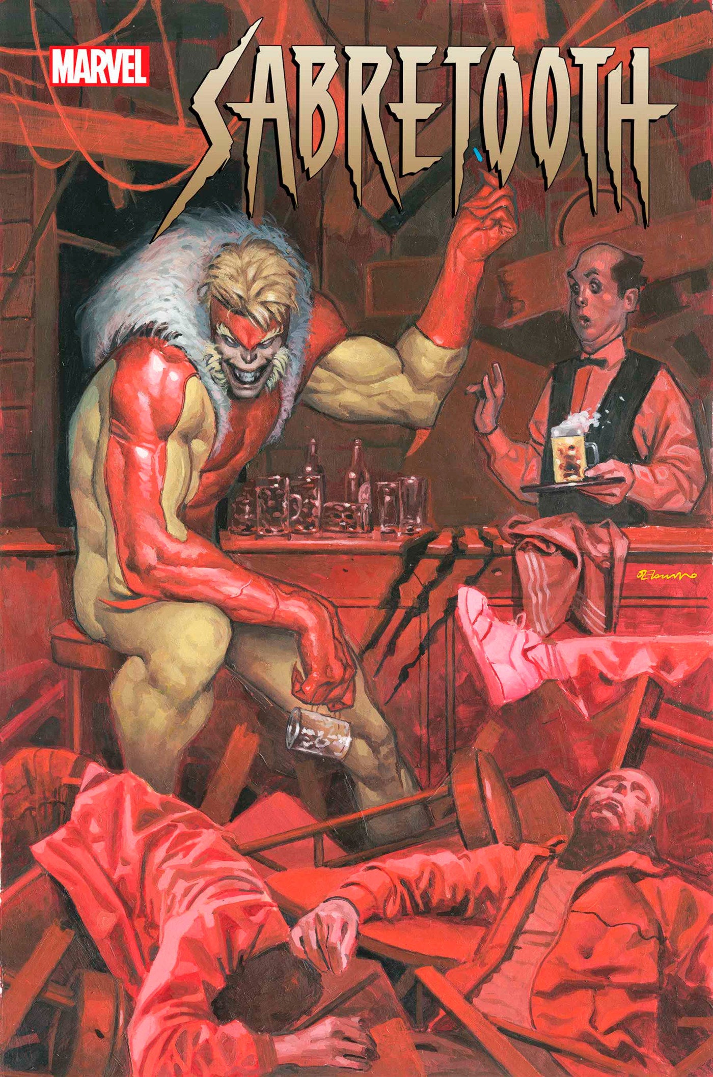 SABRETOOTH: THE DEAD DON'T TALK #1 FABRIZIO DE TOMMASO VARIANT - Release Date: 12/25/24