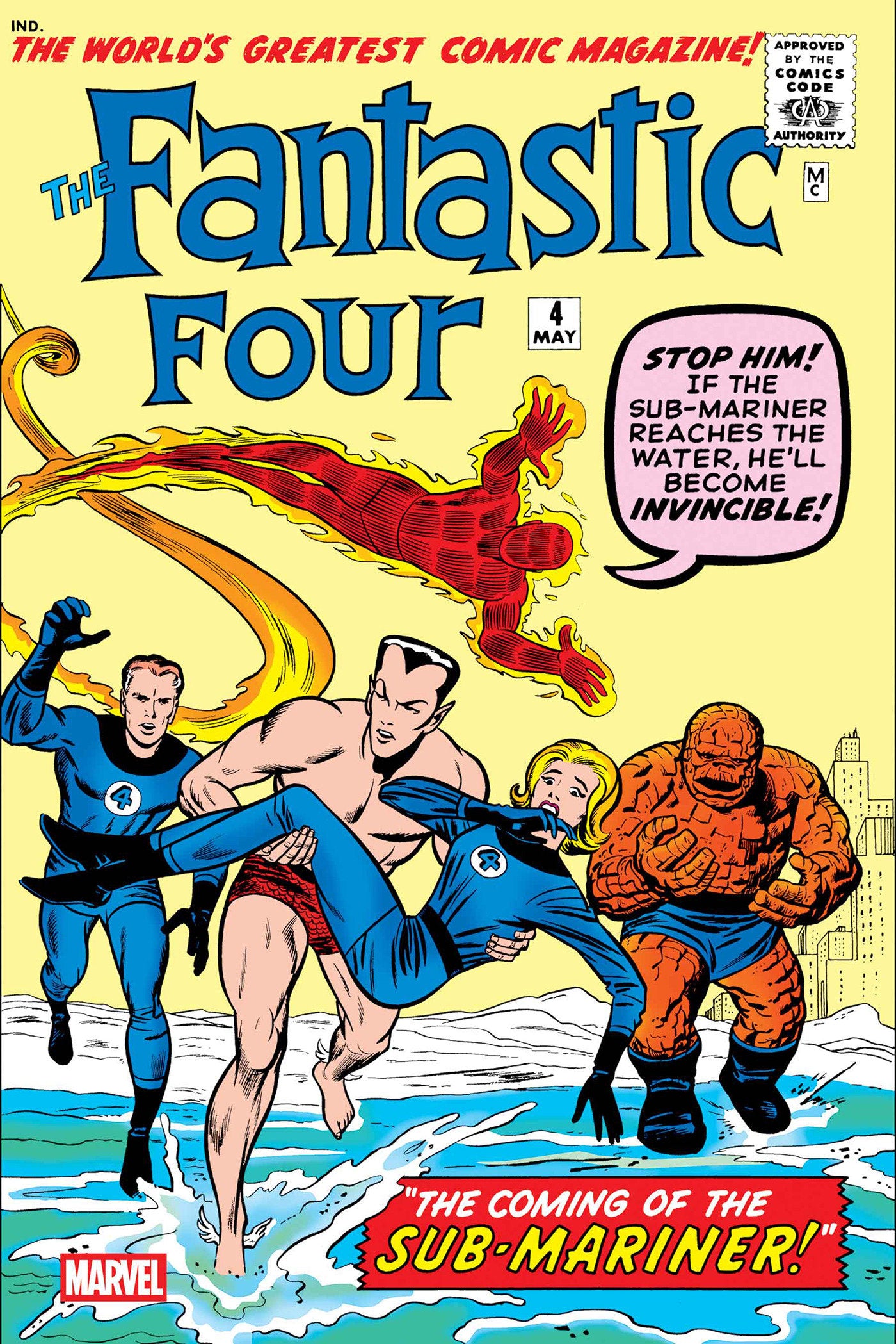 FANTASTIC FOUR #4 FACSIMILE EDITION FOIL VARIANT - Release Date: 04/16/2025