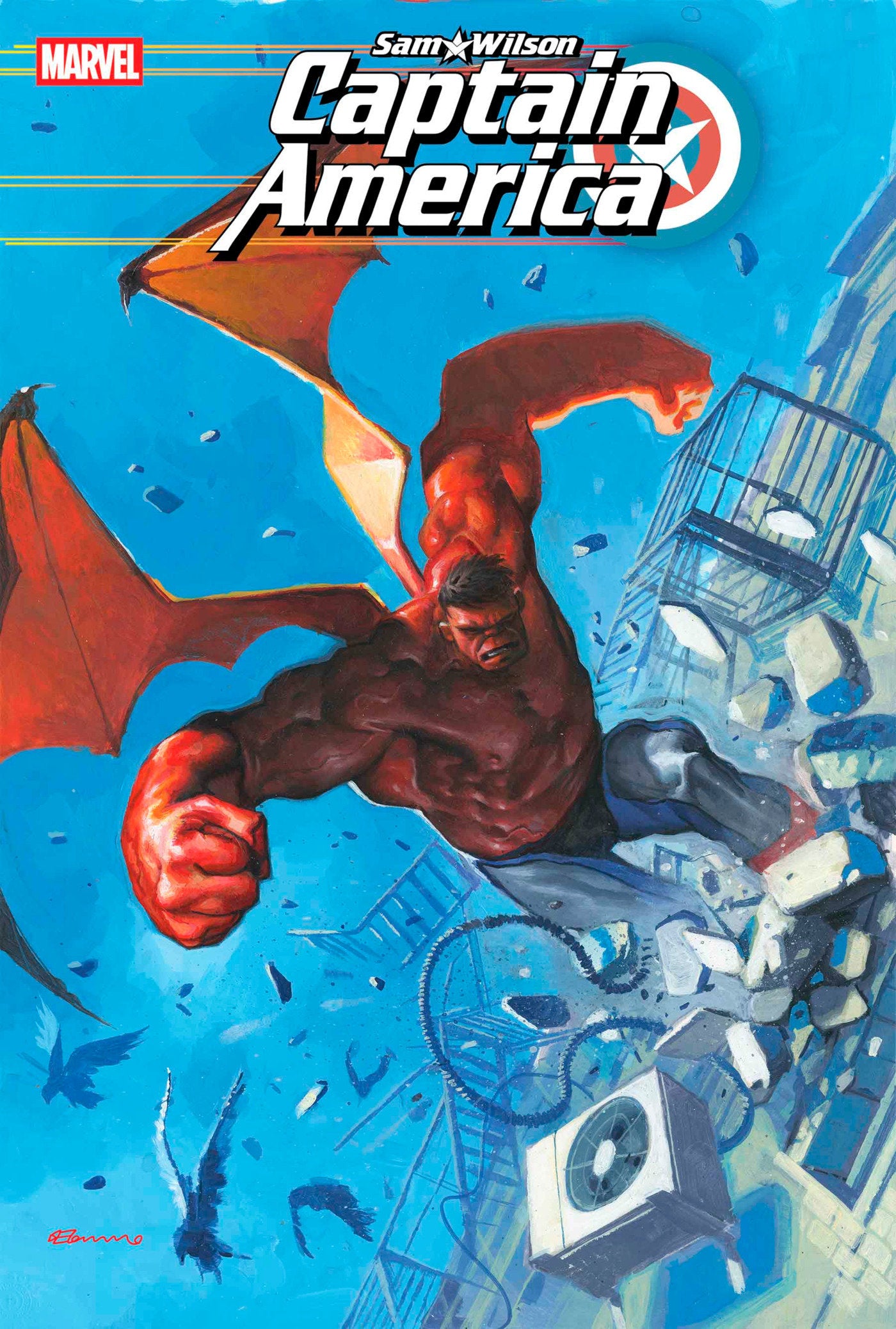 SAM WILSON, CAPTAIN AMERICA #5 FABRIZIO DE TOMMASO VARIANT - Release Date: 5/7/25