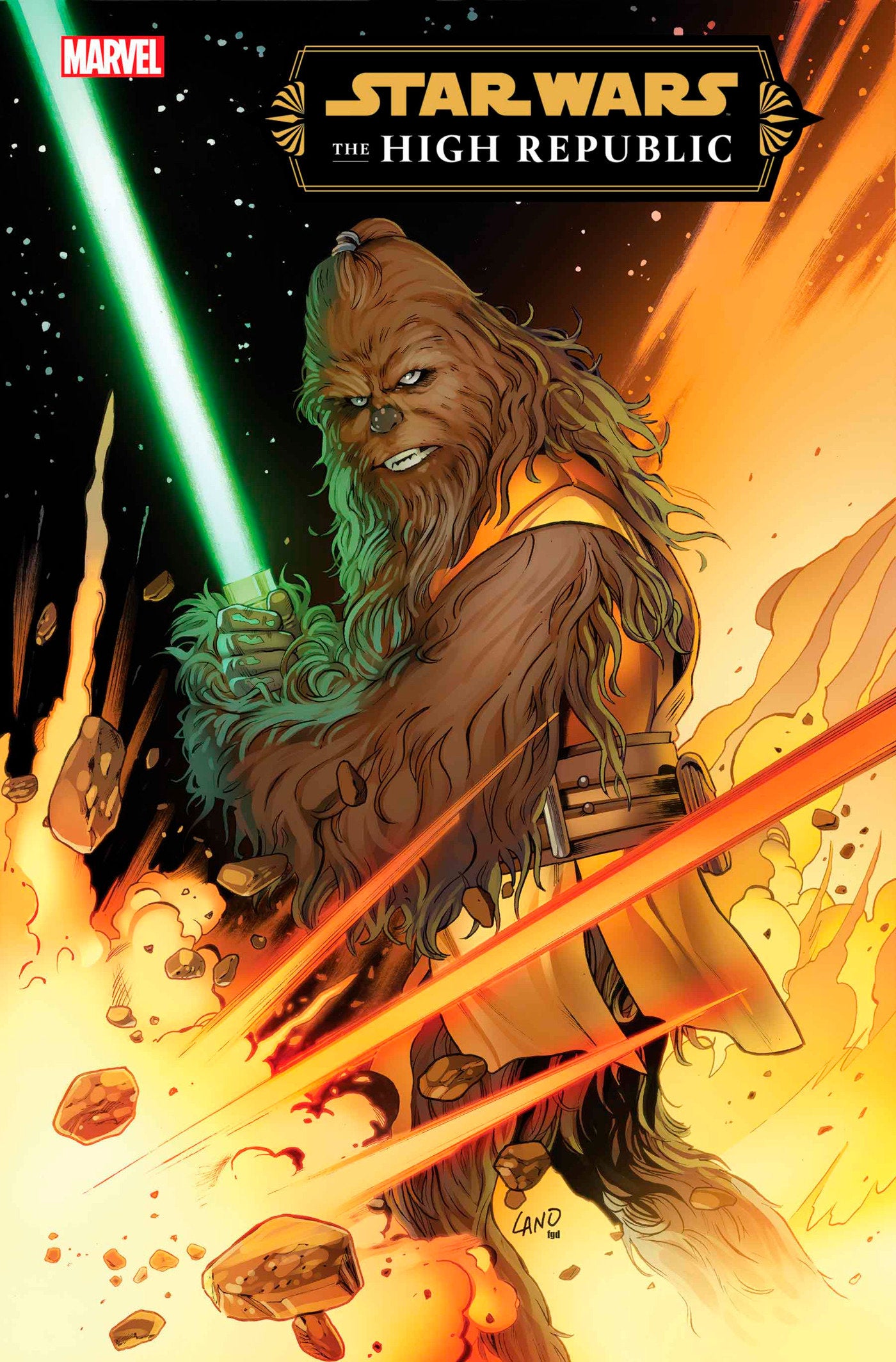 1:25 STAR WARS: THE HIGH REPUBLIC - FEAR OF THE JEDI #1 GREG LAND VARIANT - Release Date: 2/19/25