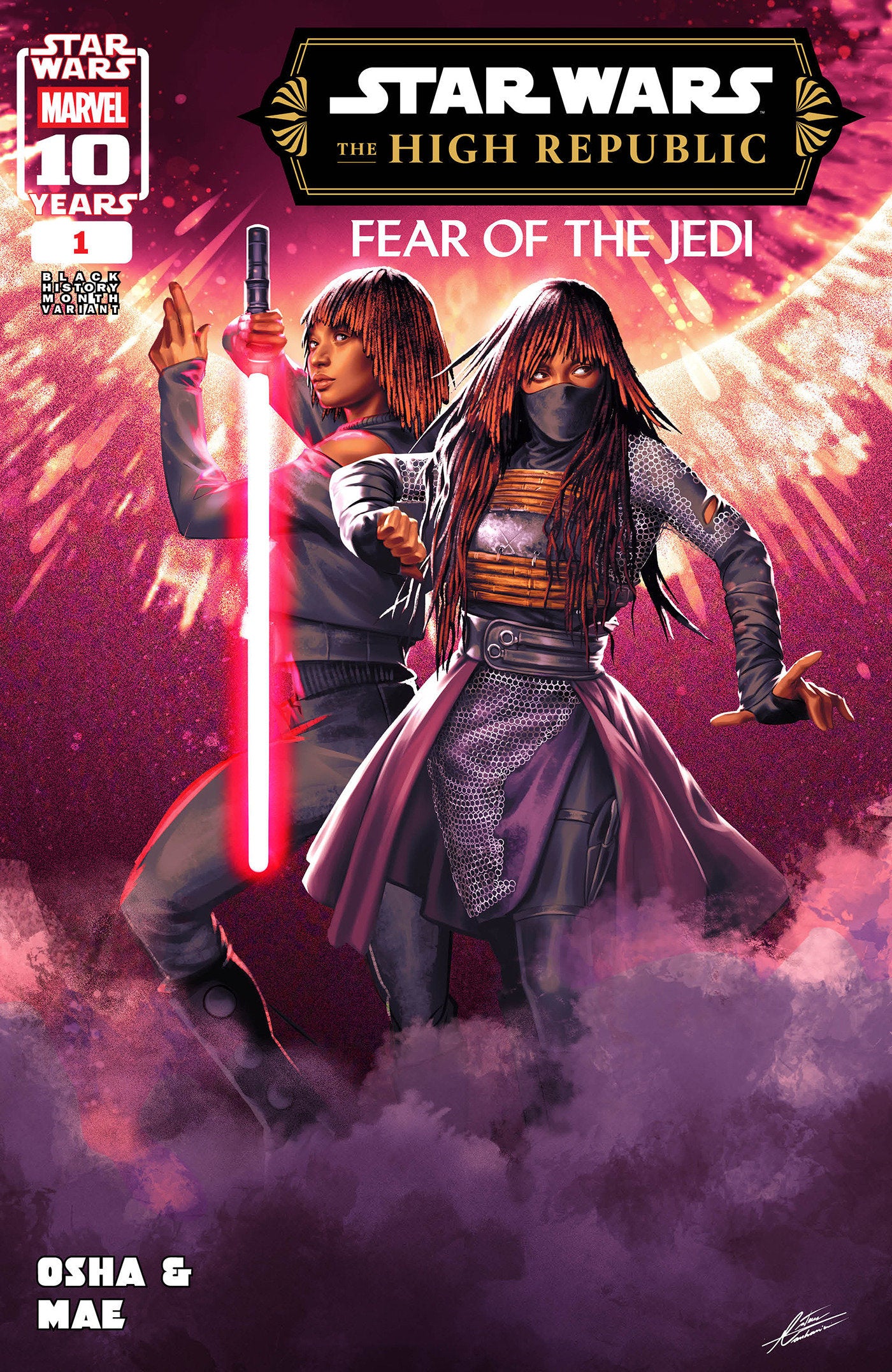 STAR WARS: THE HIGH REPUBLIC - FEAR OF THE JEDI #1 MATEUS MANHANINI BLACK HISTORY MONTH VARIANT - Release Date: 2/19/25