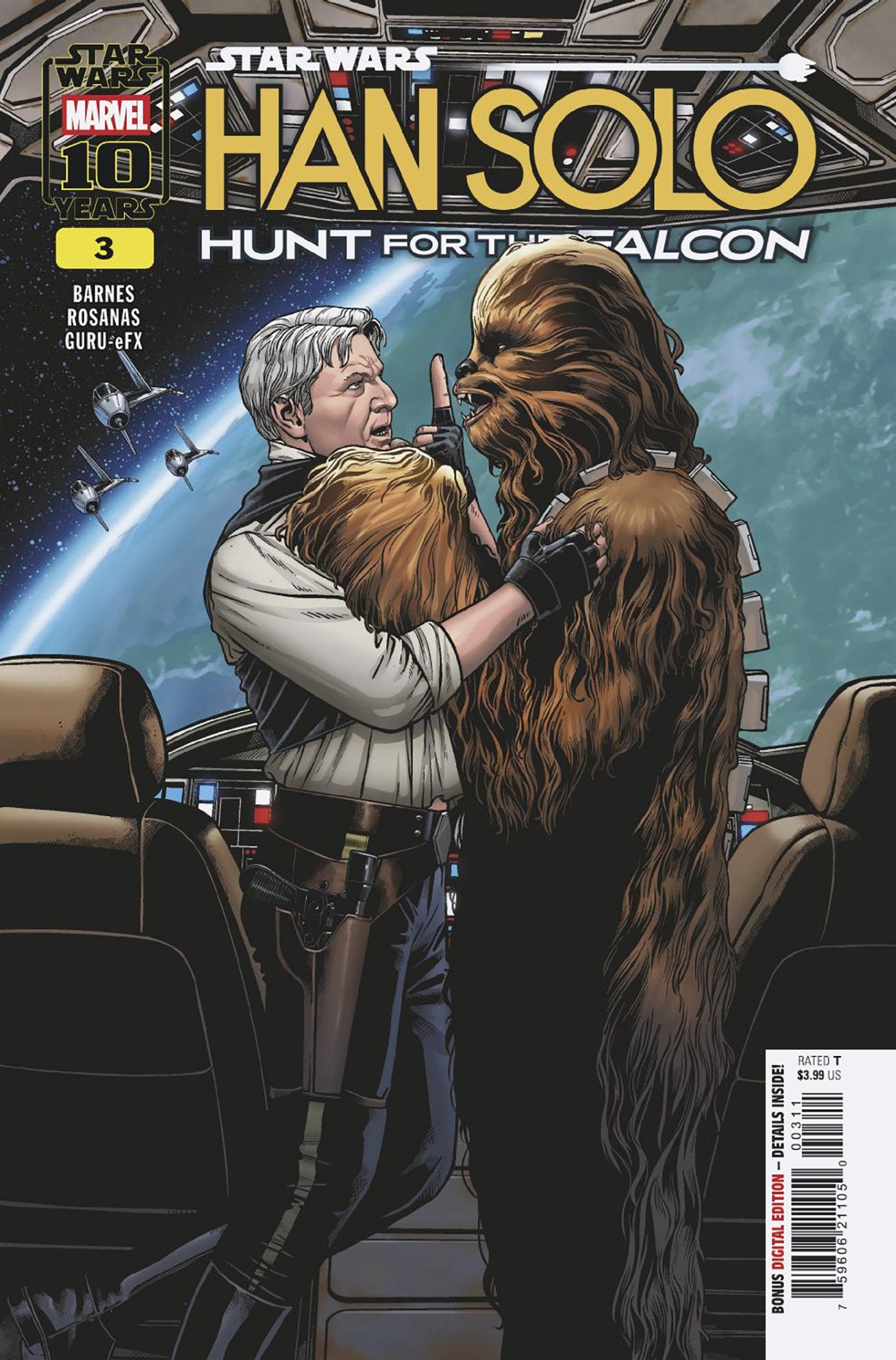 STAR WARS: HAN SOLO - HUNT FOR THE FALCON #3 ISBN: 75960621105000311 - Release Date: 11/12/25