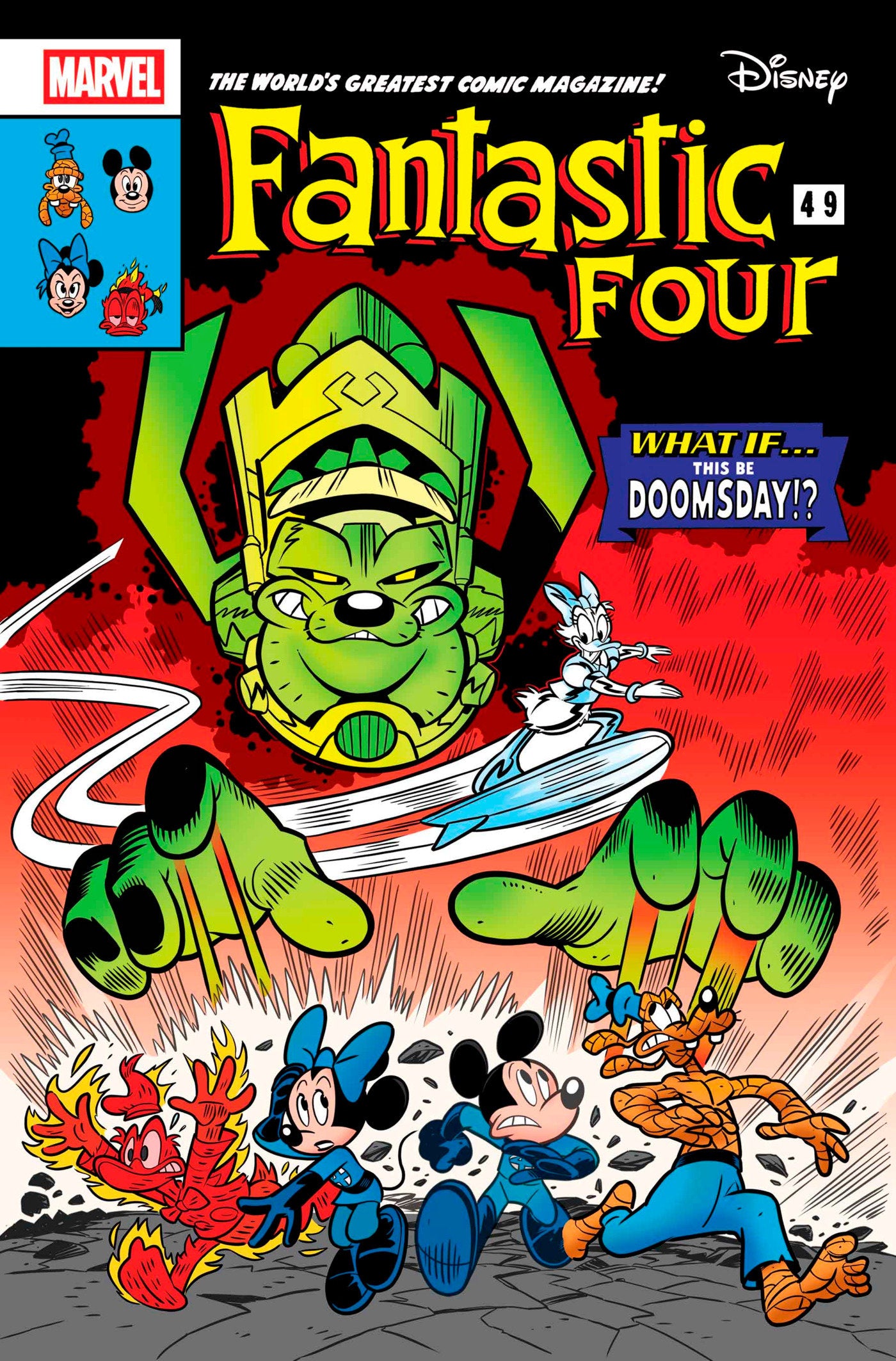 FANTASTIC FOUR #1 LORENZO PASTROVICCHIO DISNEY WHAT IF? FANTASTIC FOUR HOMAGE VARIANT - Release Date: 7/9/25