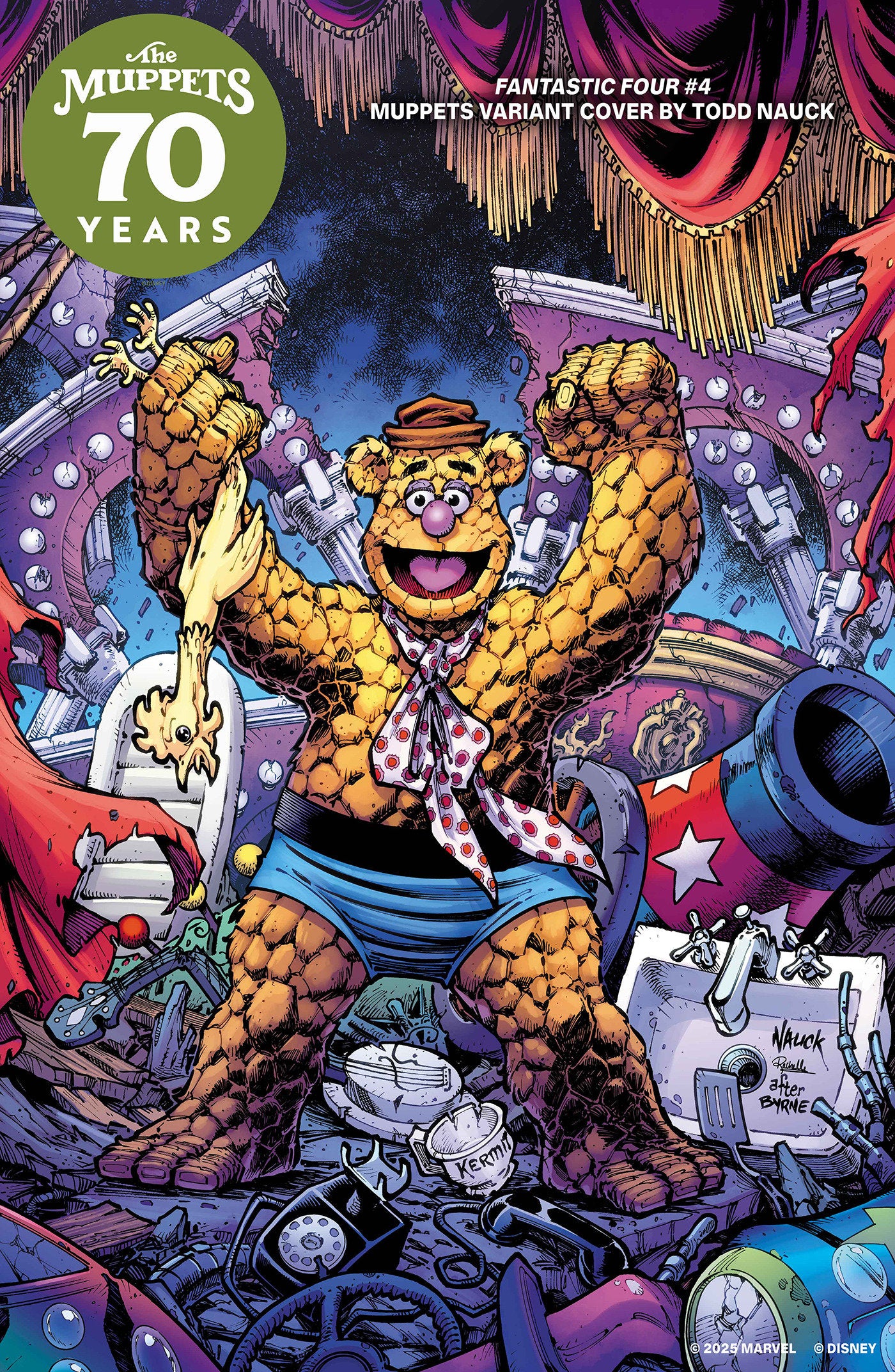 FANTASTIC FOUR #4 TODD NAUCK MUPPETS VARIANT ISBN: 75960621122700451 - Release Date: 10/22/25