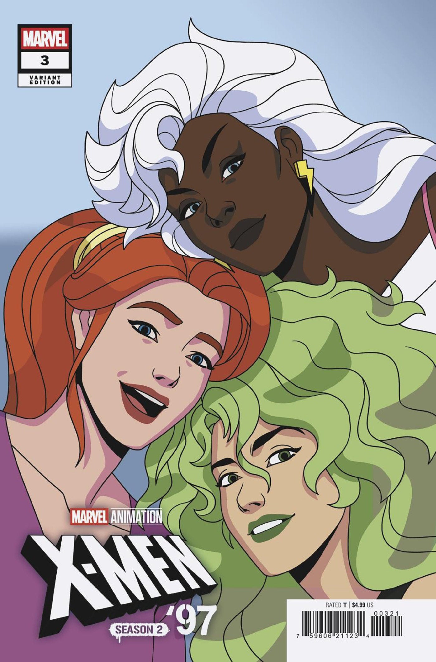 X-MEN '97: SEASON TWO #3 ANIMATION VARIANT ISBN: 75960621123400321 - FOC DATE: 7/12/26 - Release Date: 8/12/26