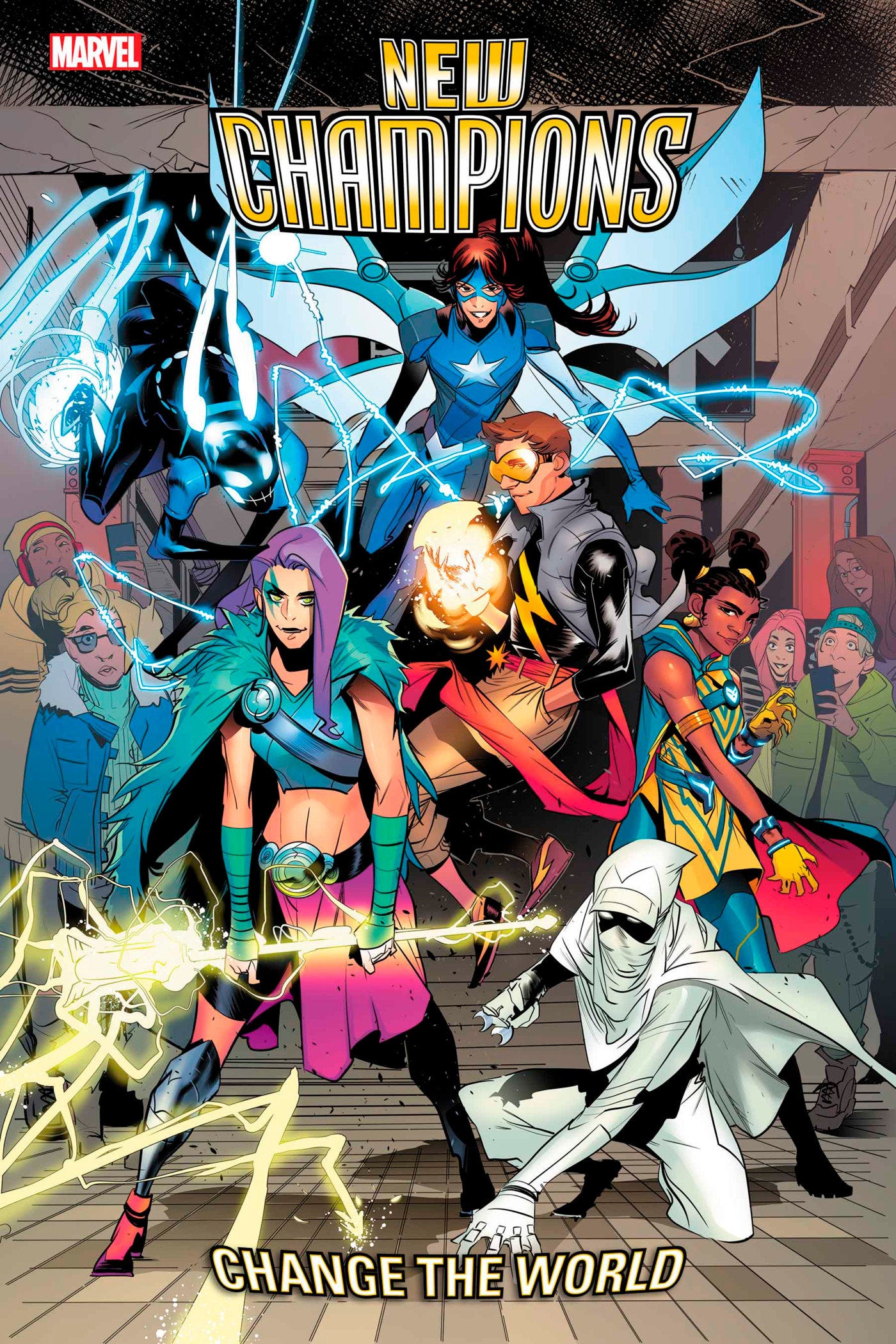 NEW CHAMPIONS #1 FEDERICO VICENTINI HOMAGE VARIANT - Release Date: 1/8/25
