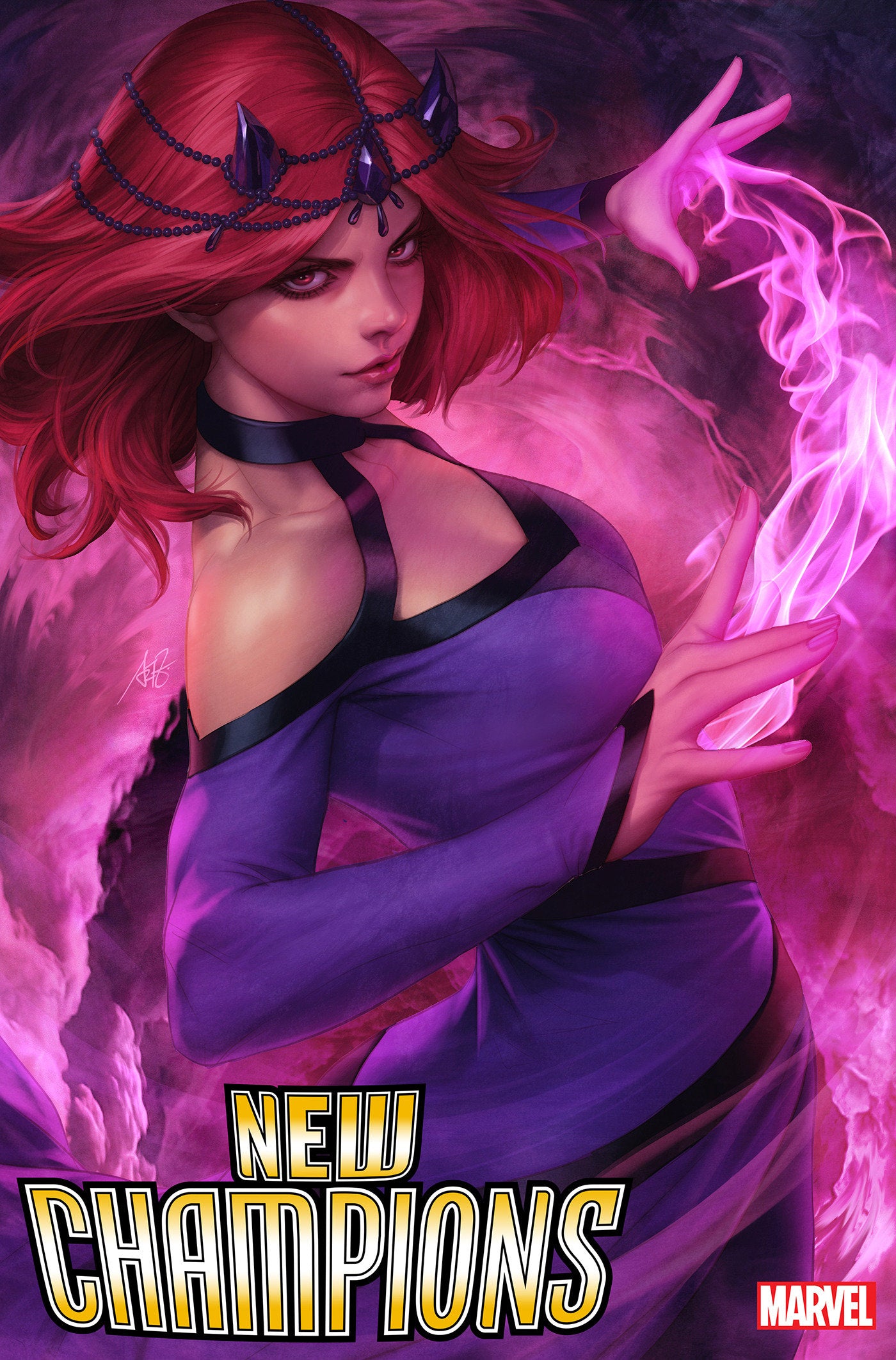 NEW CHAMPIONS #1 ARTGERM AMARANTH VARIANT - Release Date: 1/8/25