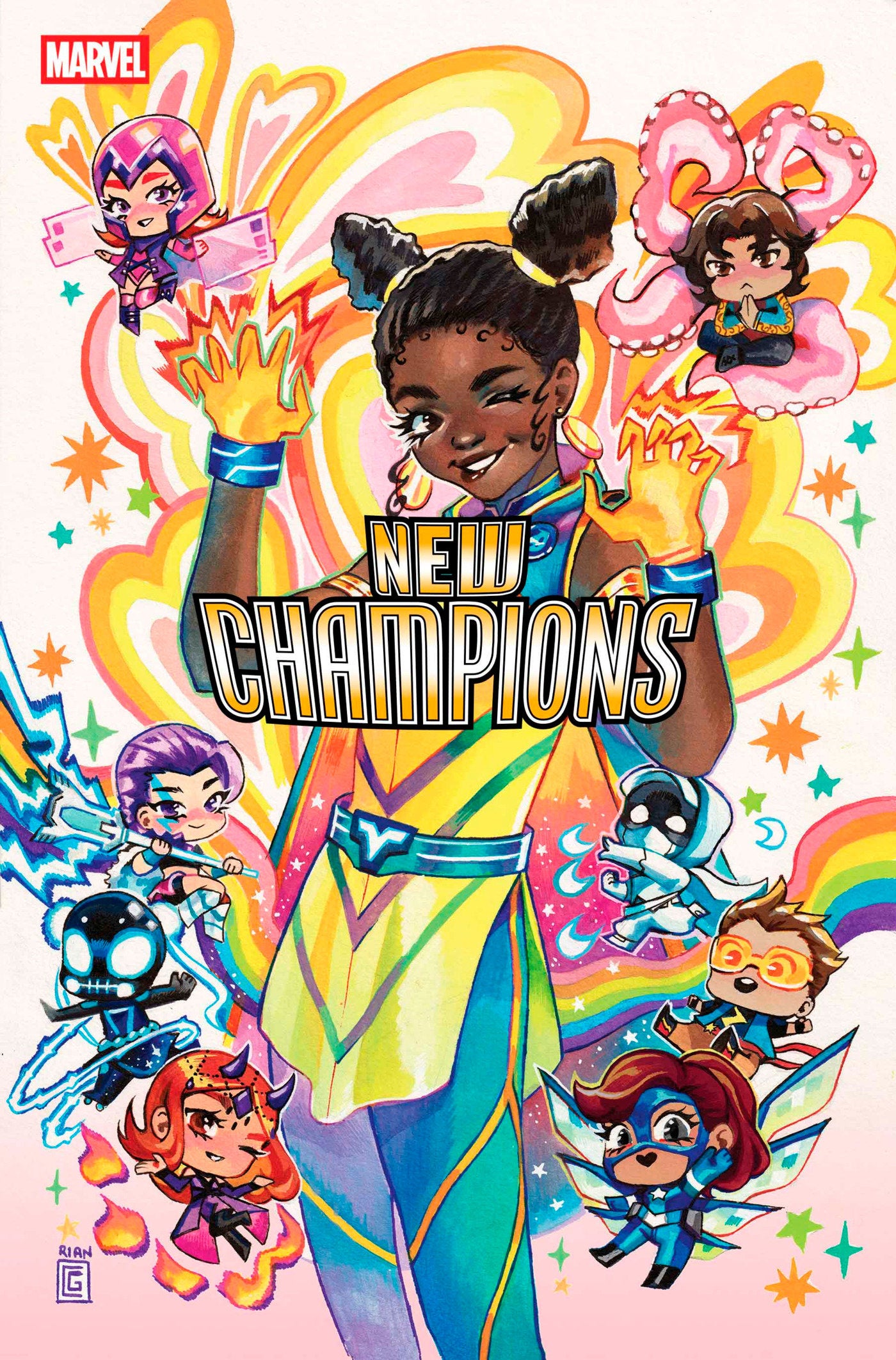 NEW CHAMPIONS #4 RIAN GONZALES VARIANT - Release Date: 04/23/2025