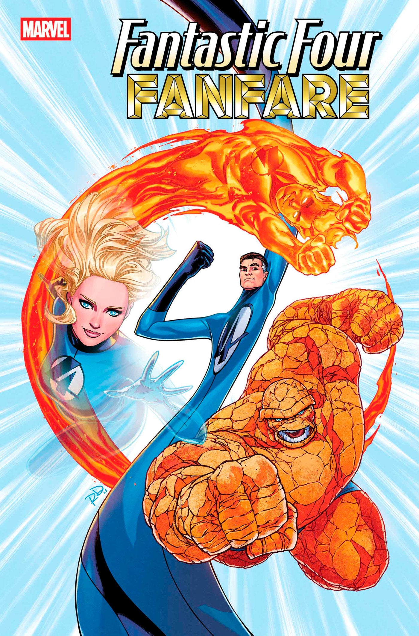 FANTASTIC FOUR FANFARE #2 RUSSELL DAUTERMAN VARIANT - Release Date: 6/18/25