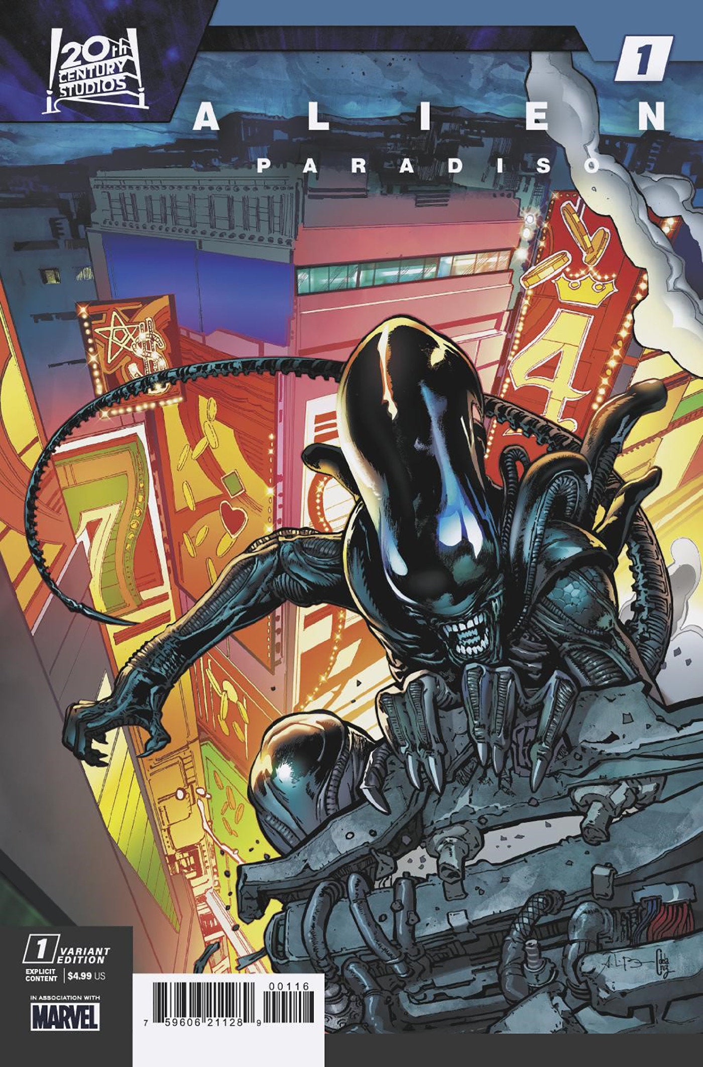 1:25 ALIEN: PARADISO #1 ANDREI BRESSAN VARIANT - Release Date: 12/11/24