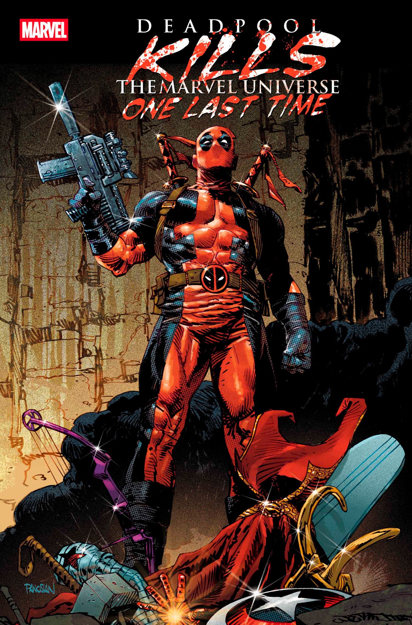 DEADPOOL KILLS THE MARVEL UNIVERSE ONE LAST TIME #1 DAN PANOSIAN VARIANT - Release Date: 4/2/25