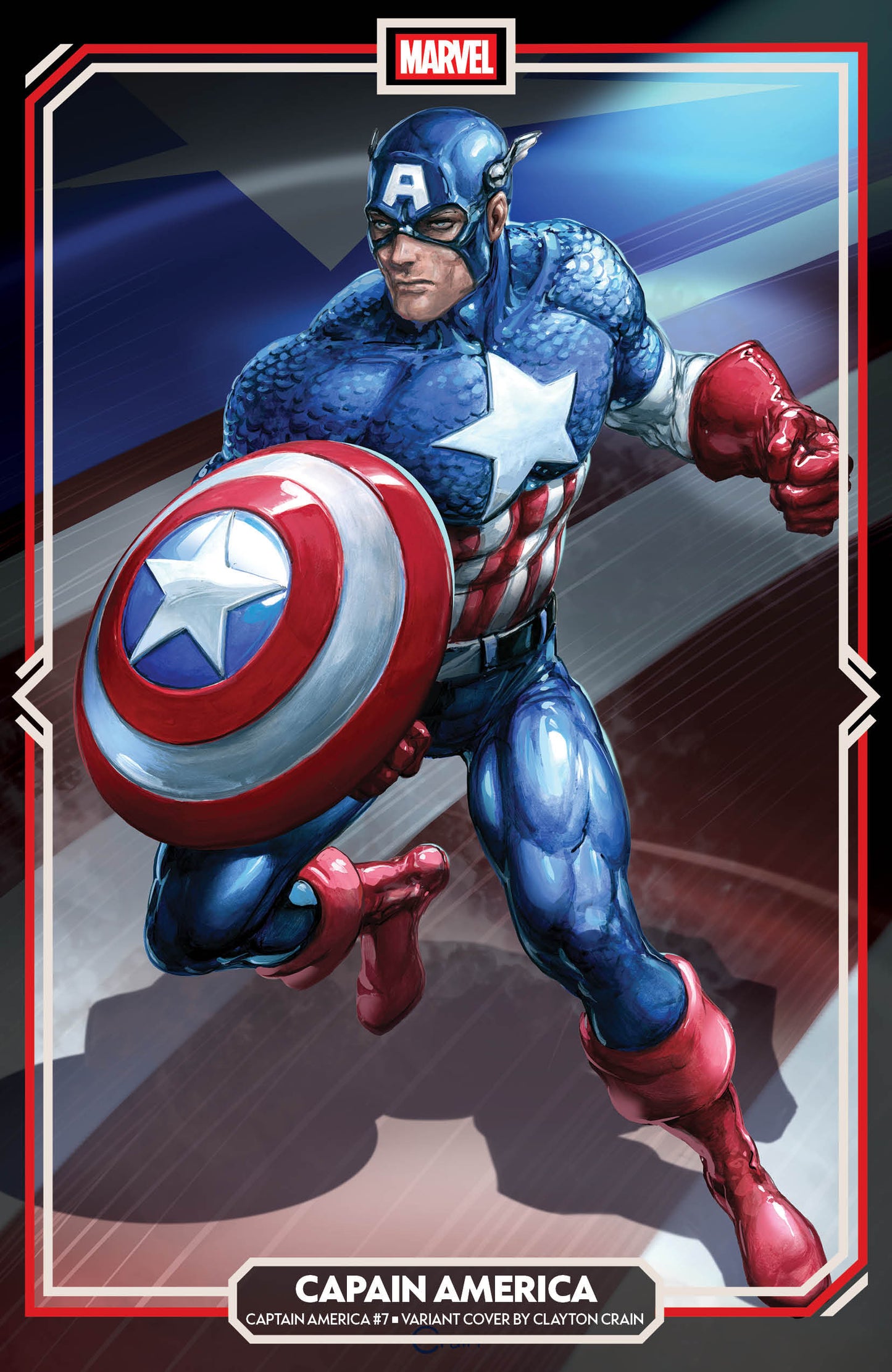 CAPTAIN AMERICA #7 CLAYTON CRAIN VARIANT ISBN: 75960621146300731 - Release Date: 2/18/26