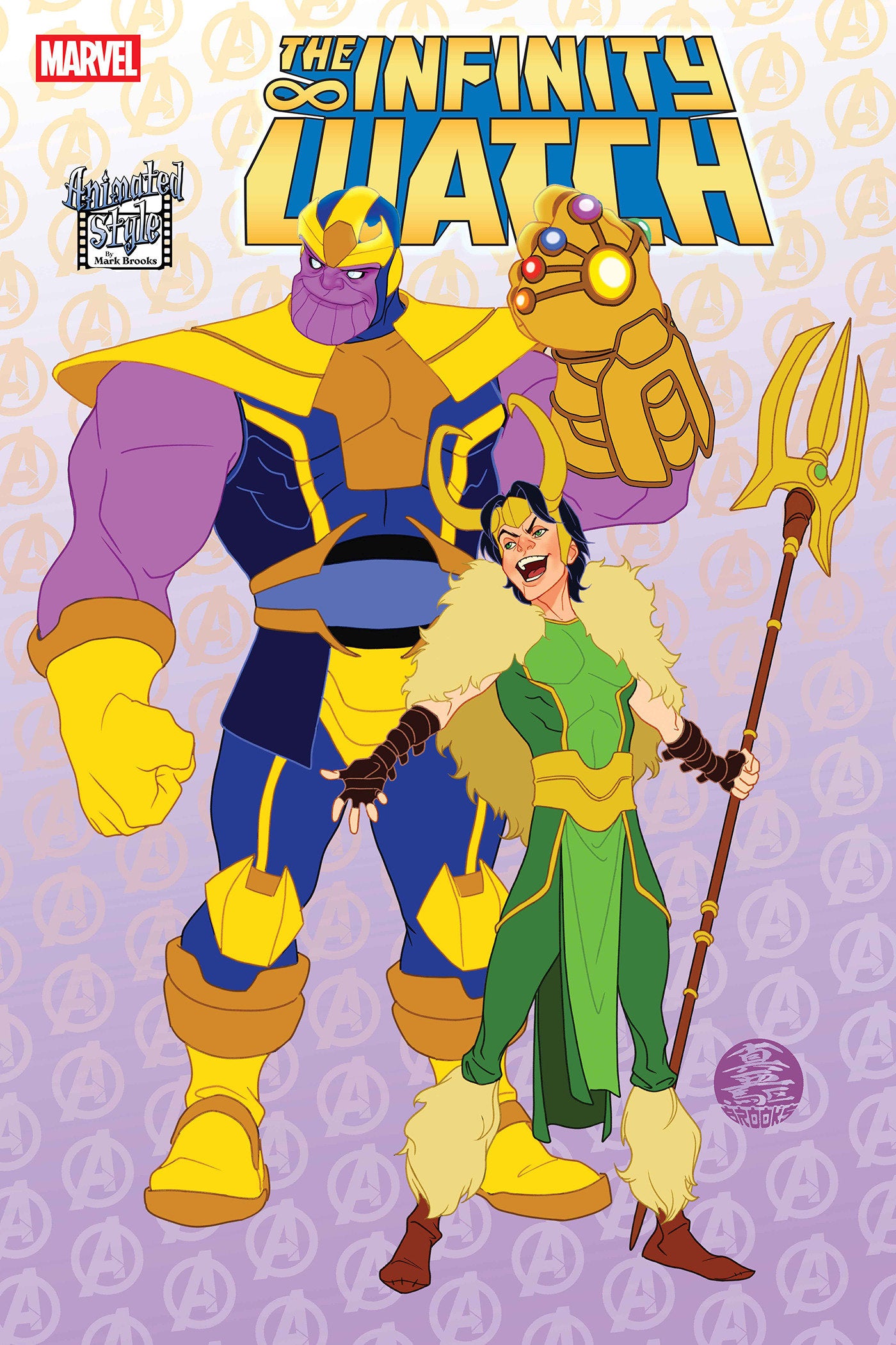 INFINITY WATCH #3 MARK BROOKS ANIMATED-STYLE VARIANT - Release Date: 3/26/25