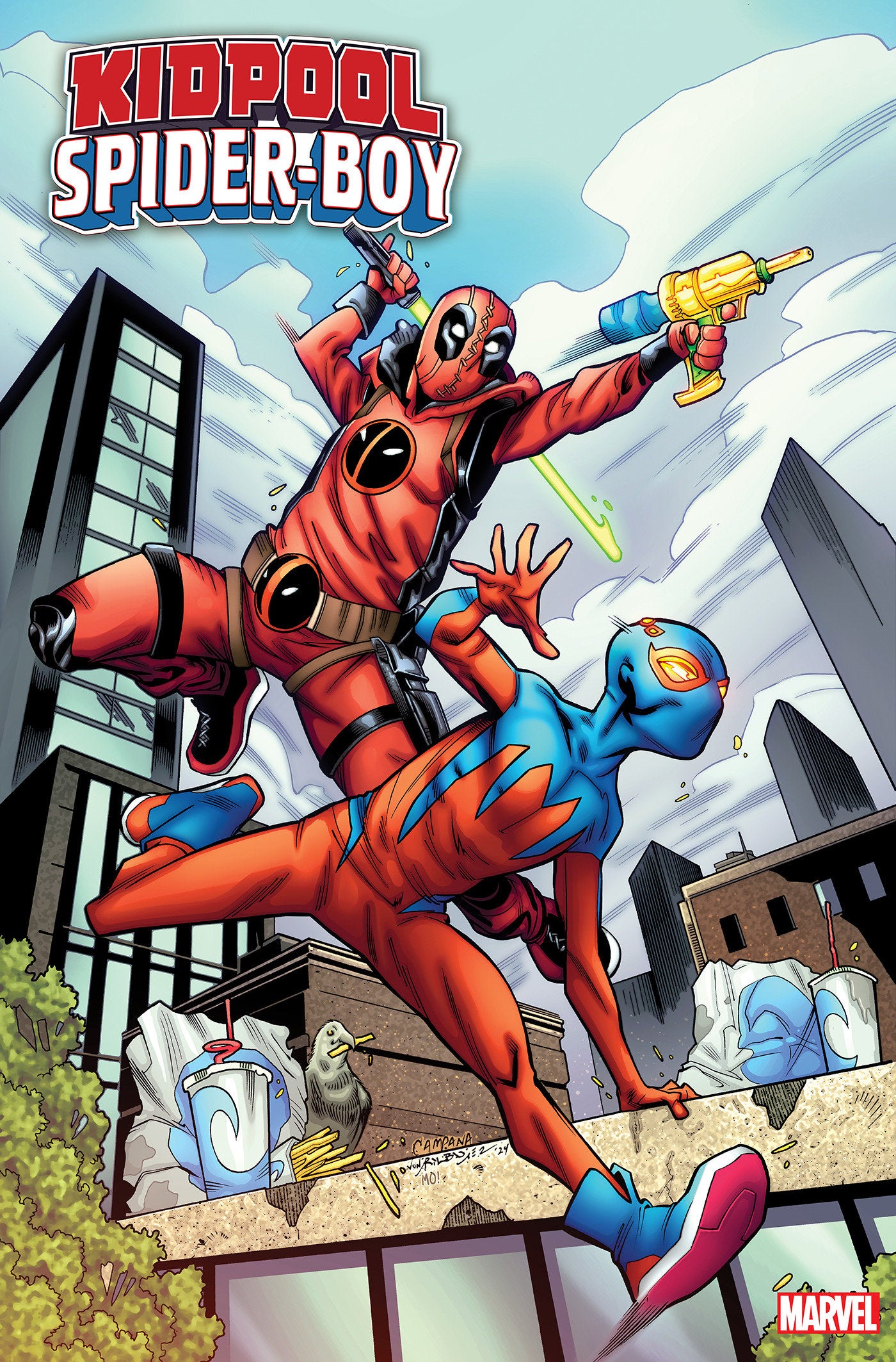 KIDPOOL/SPIDER-BOY #1 CHRIS CAMPANA VARIANT - Release Date: 12/25/24