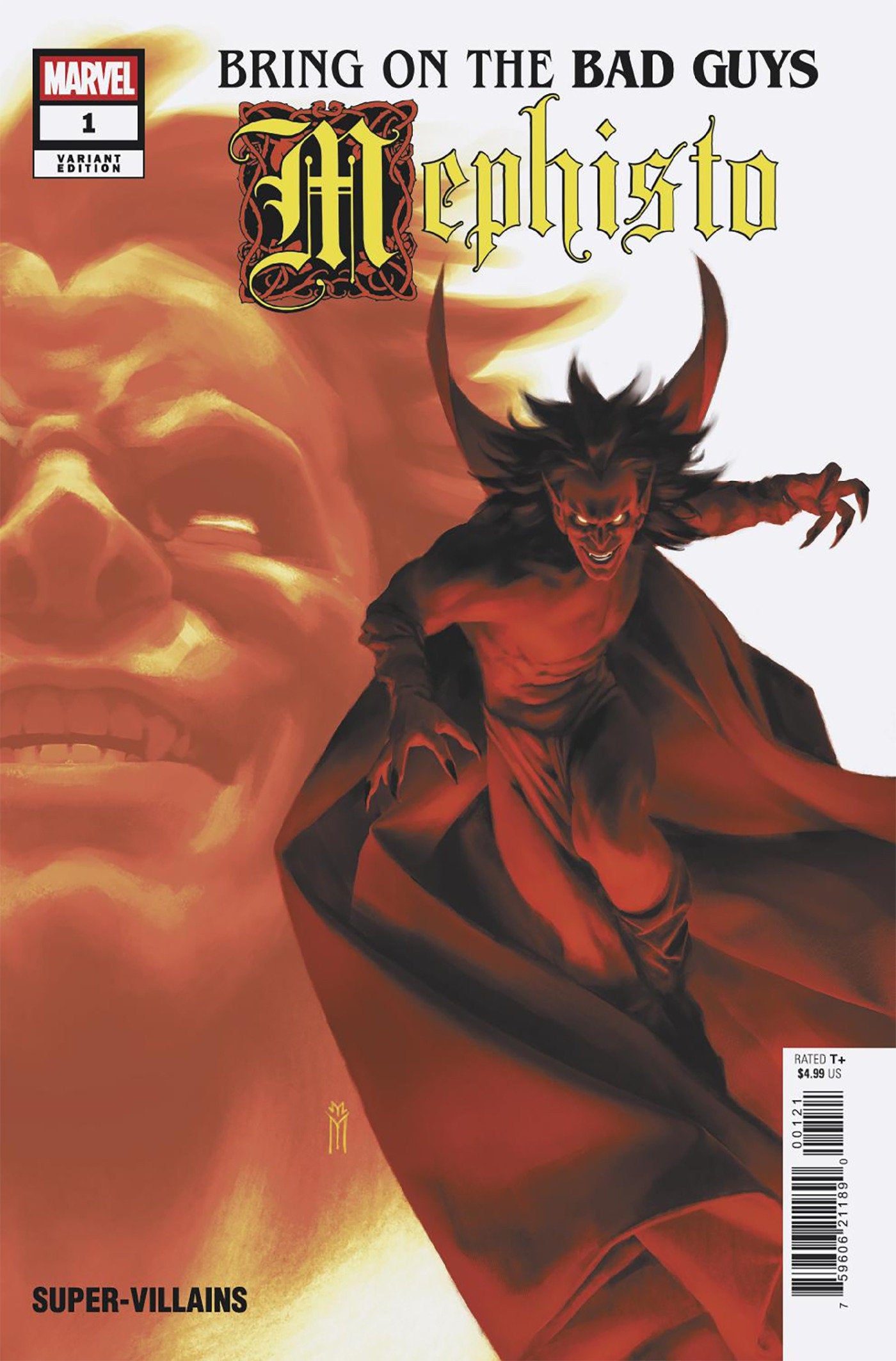 BRING ON THE BAD GUYS: MEPHISTO #1 MIGUEL MERCADO VARIANT - ISBN: 75960621189000121 - Release Date: 8/27/25