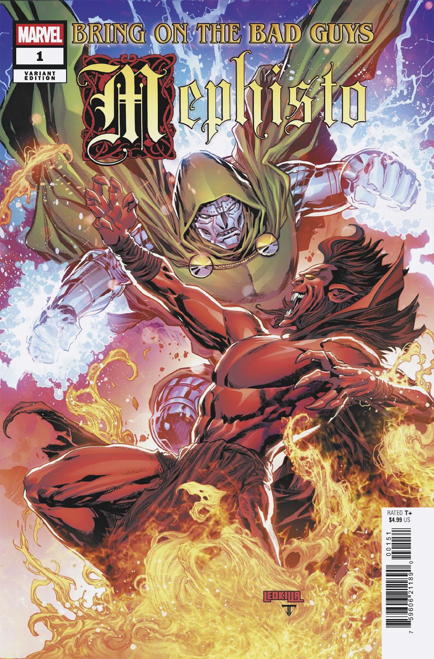 BRING ON THE BAD GUYS: MEPHISTO #1 KEN LASHLEY VARIANT - ISBN: 75960621189000151 - Release Date: 8/27/25