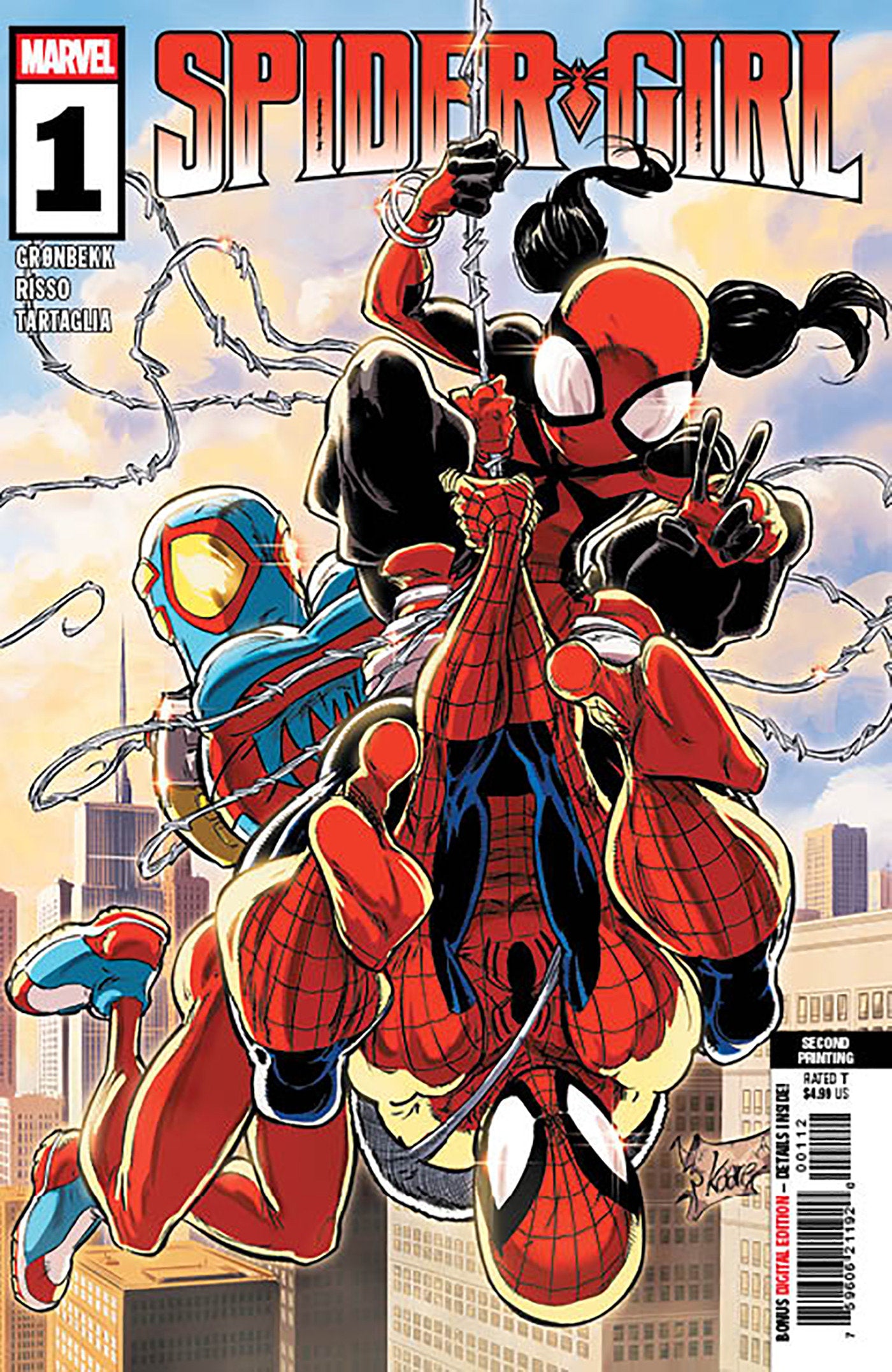 SPIDER-GIRL #1 KAARE ANDREWS 2ND PRINTING VARIANT - ISBN: 75960621192000112 - Release Date: 7/23/25