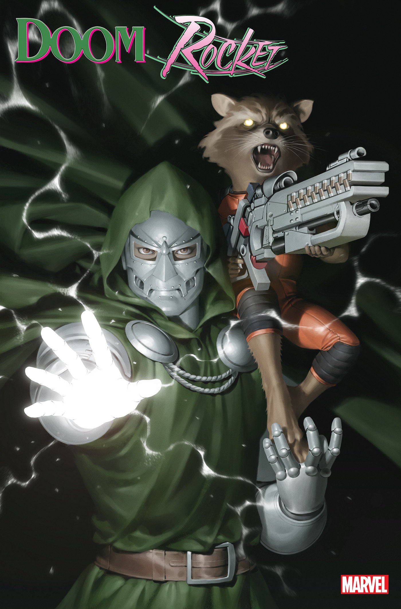 1:25 DOCTOR DOOM & ROCKET RACCOON #1 JUNGGEUN YOON VARIANT - Release Date: 1/22/25