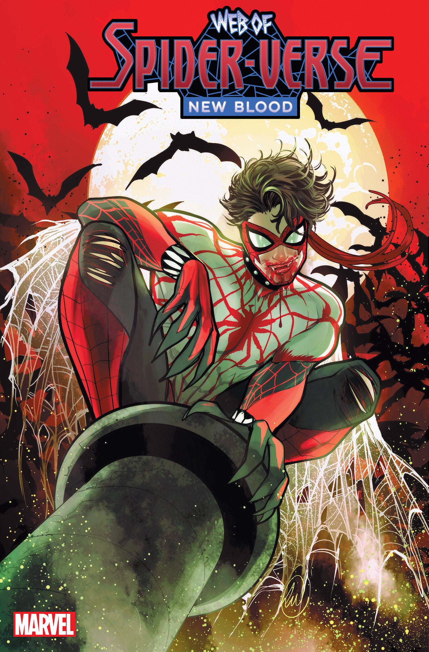WEB OF SPIDER-VERSE: NEW BLOOD #1 LUCAS WERNECK VARIANT - Release Date: 3/5/25