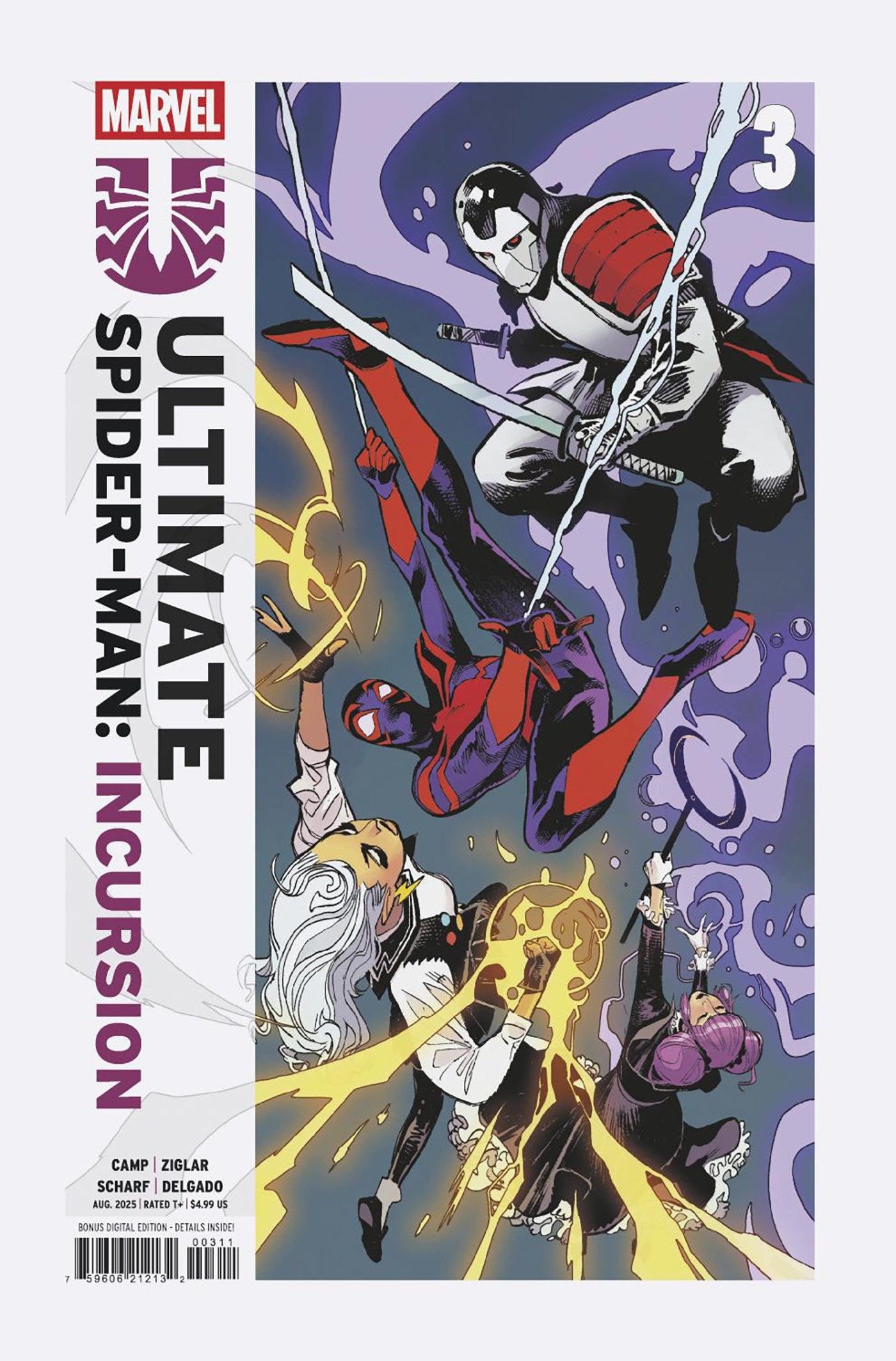 ULTIMATE SPIDER-MAN: INCURSION #3 - ISBN: 75960621213200311 - Release Date: 8/13/25
