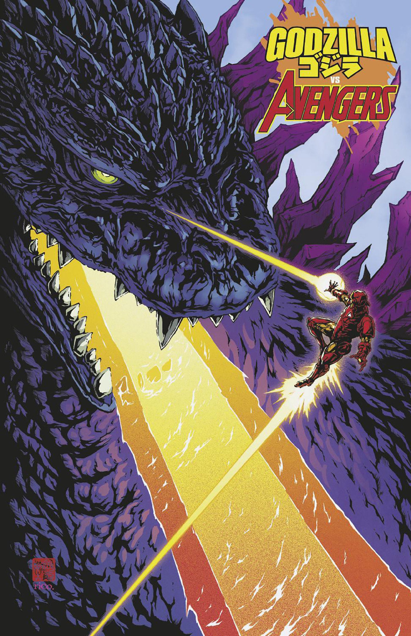GODZILLA VS. AVENGERS #1 TAKASHI OKAZAKI FOIL VARIANT - Release Date: 6/18/25