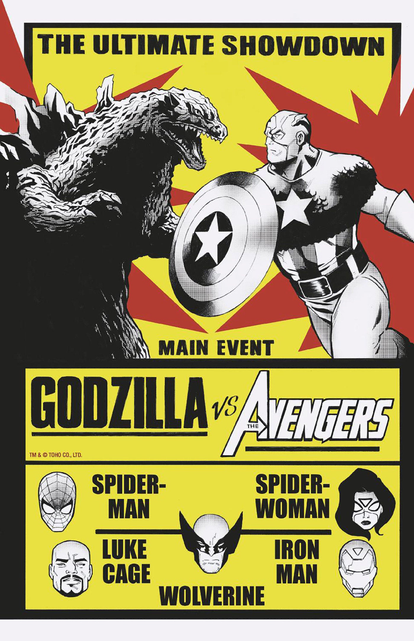 GODZILLA VS. AVENGERS #1 LEE GARBETT VERSUS VARIANT - Release Date: 6/18/25