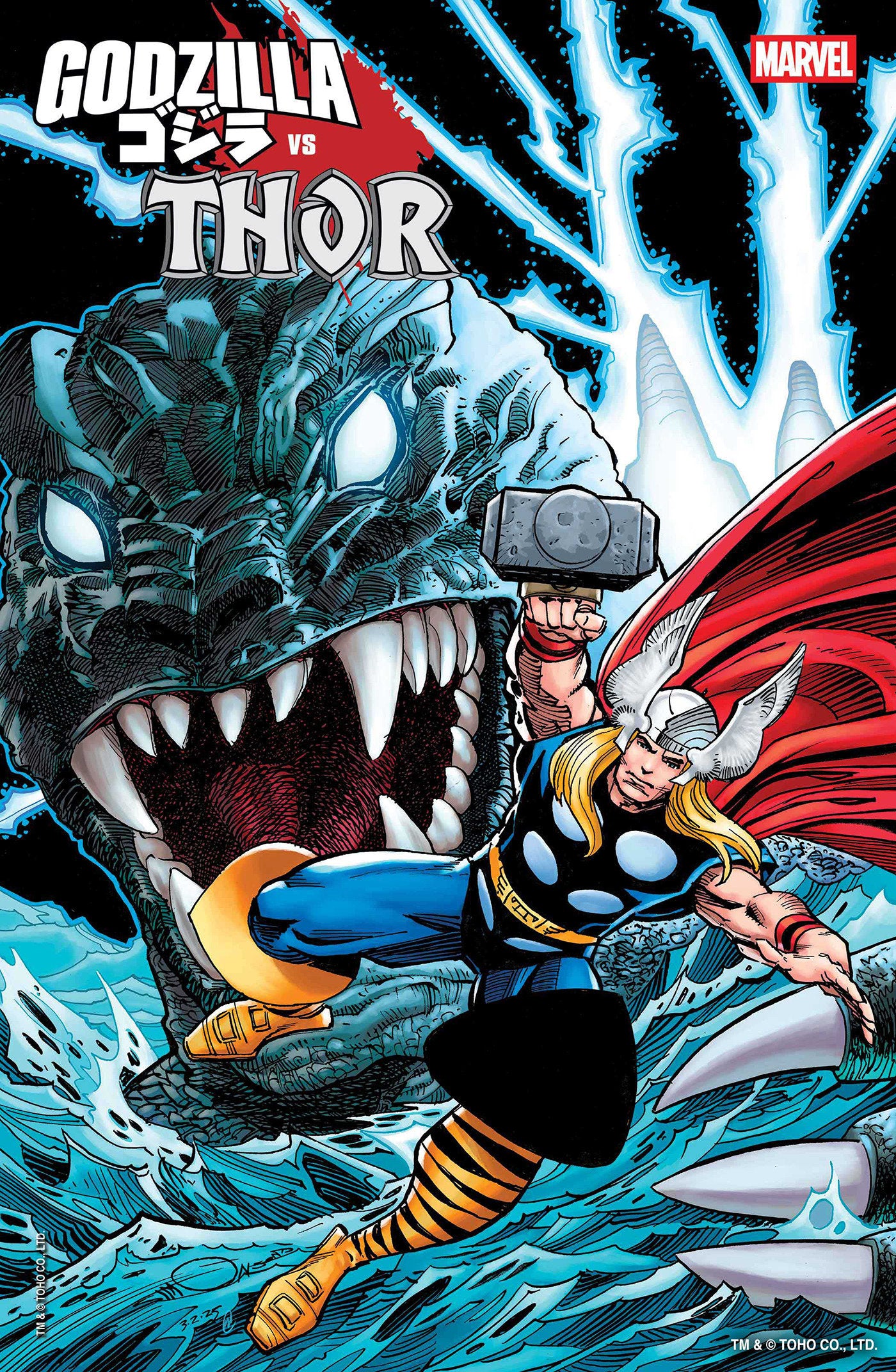GODZILLA VS. THOR #1 WALTER SIMONSON VARIANT - Release Date: 7/2/25