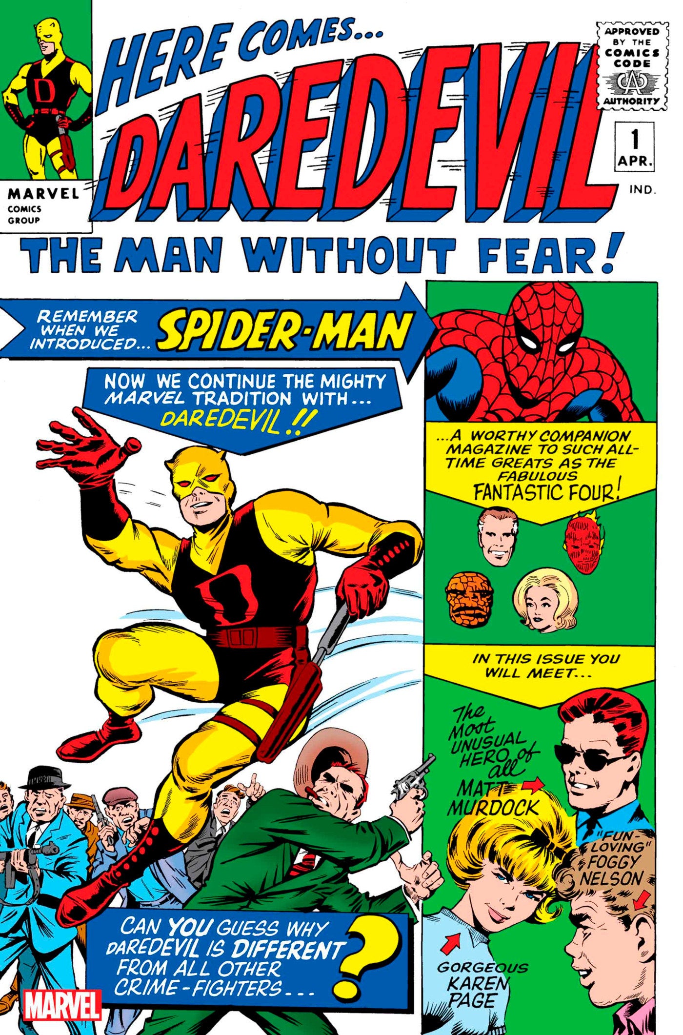 DAREDEVIL #1 FACSIMILE EDITION - Release Date: 2/26/25