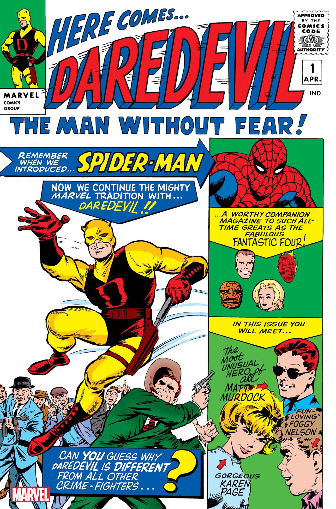 DAREDEVIL #1 FACSIMILE EDITION FOIL VARIANT - Release Date: 2/26/25