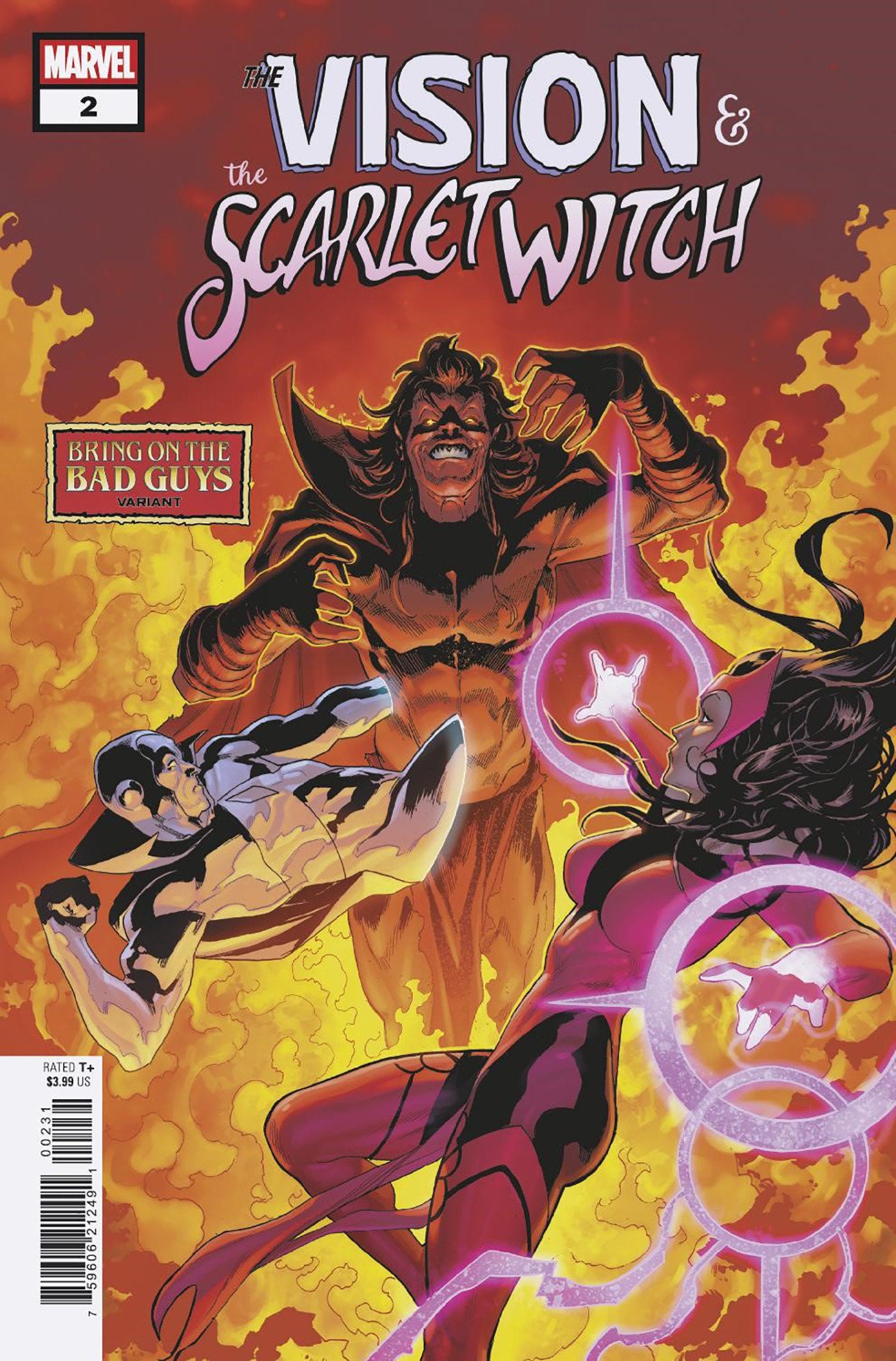 THE VISION & THE SCARLET WITCH #2 GEOFF SHAW BRING ON THE BAD GUYS VARIANT - Release Date: 6/25/25