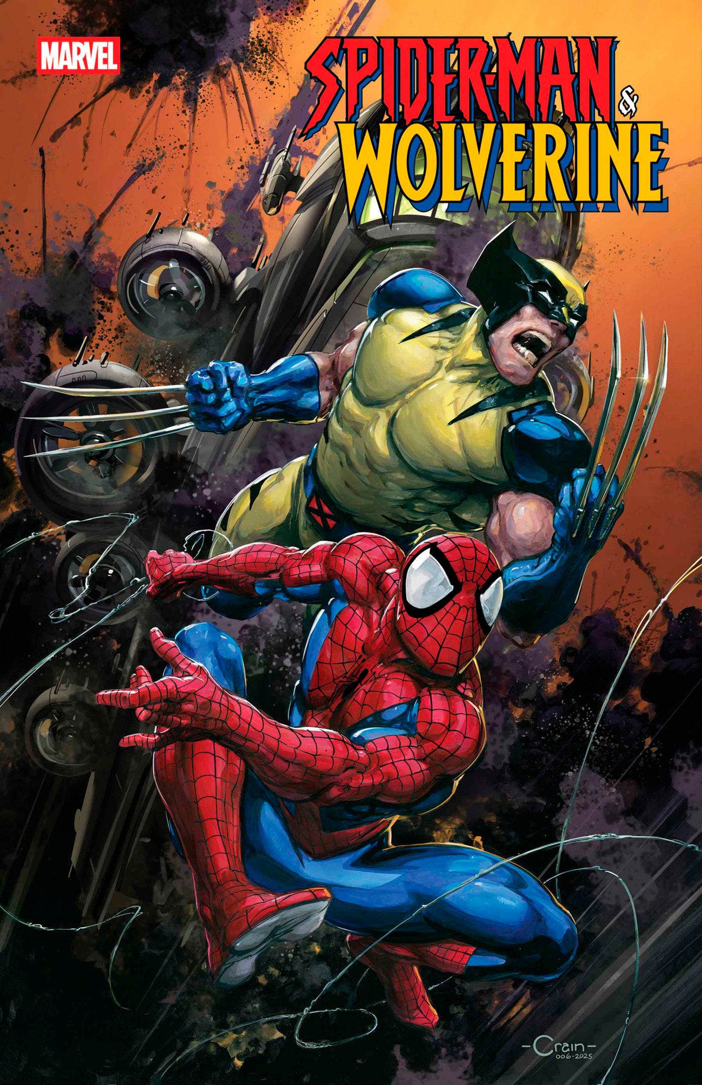 SPIDER-MAN & WOLVERINE #1 CLAYTON CRAIN VARIANT - Release Date: 5/21/25
