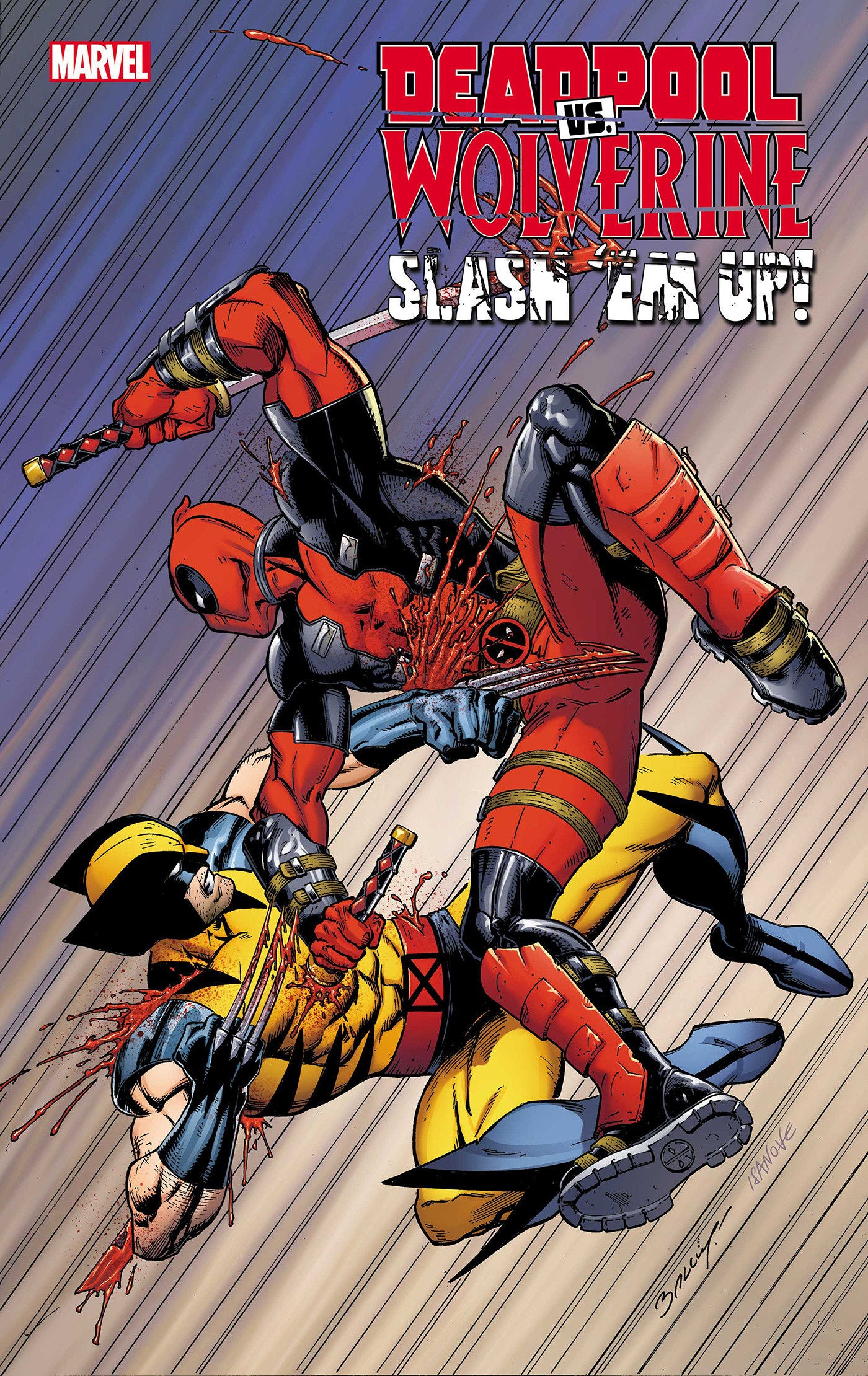 DEADPOOL VS. WOLVERINE: SLASH 'EM UP #1 MARK BAGLEY VARIANT - Release Date: 3/26/25
