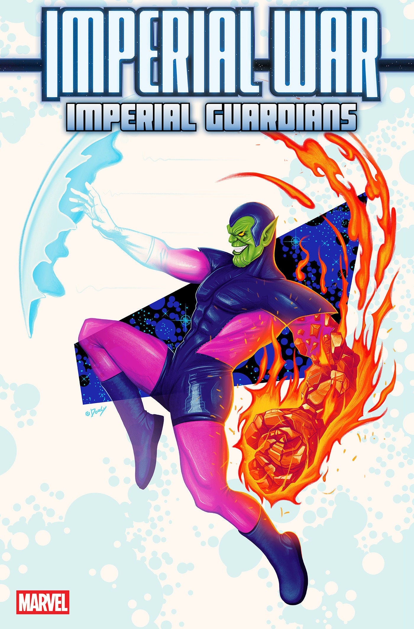 IMPERIAL WAR: IMPERIAL GUARDIANS #1 DOALY SUPER-SKRULL VARIANT ISBN: 75960621316000121 - Release Date: 10/8/25