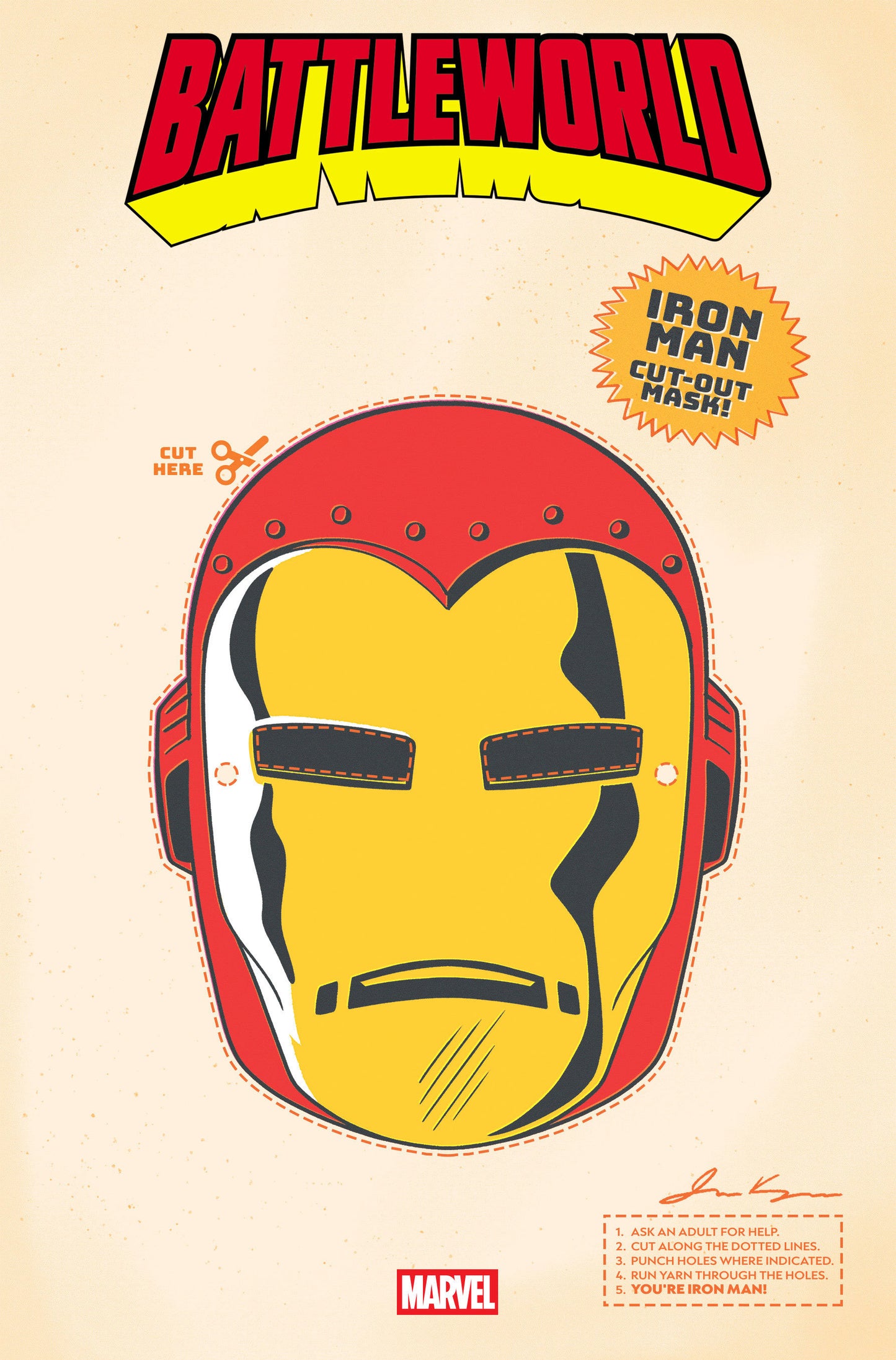 BATTLEWORLD #1 RETRO HALLOWEEN MASK VARIANT - 9/24/25 - Release Date: 9/24/25
