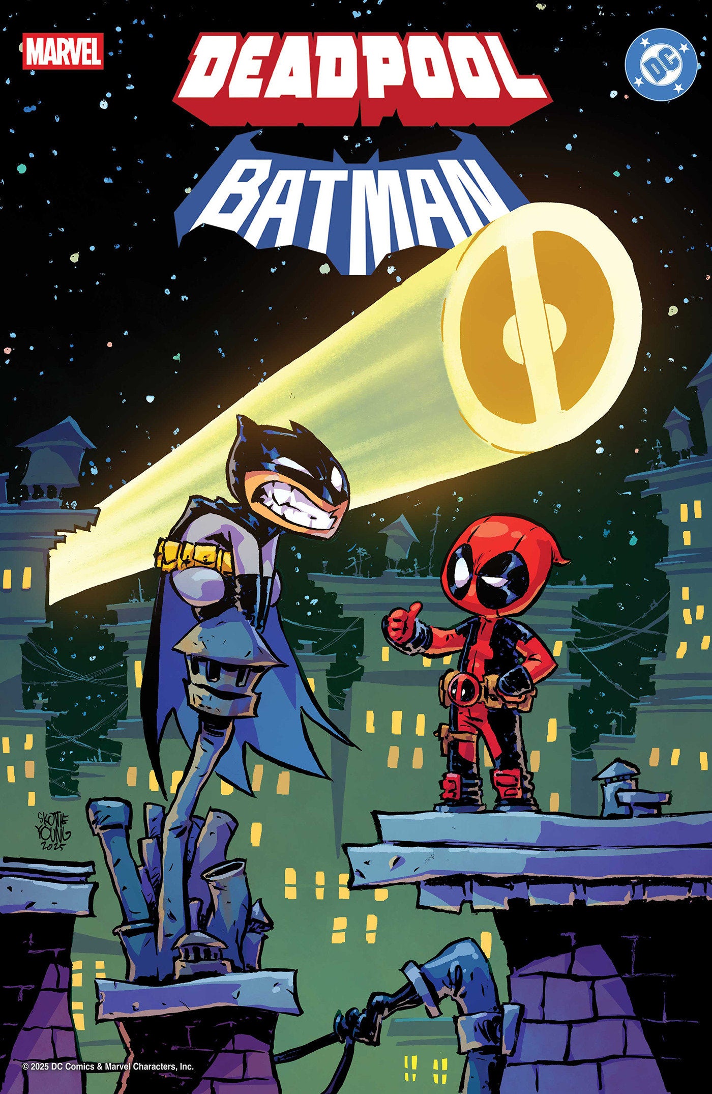 MARVEL/DC: DEADPOOL/BATMAN #1 SKOTTIE YOUNG VARIANT - 9/17/25 - Release Date: 9/17/25