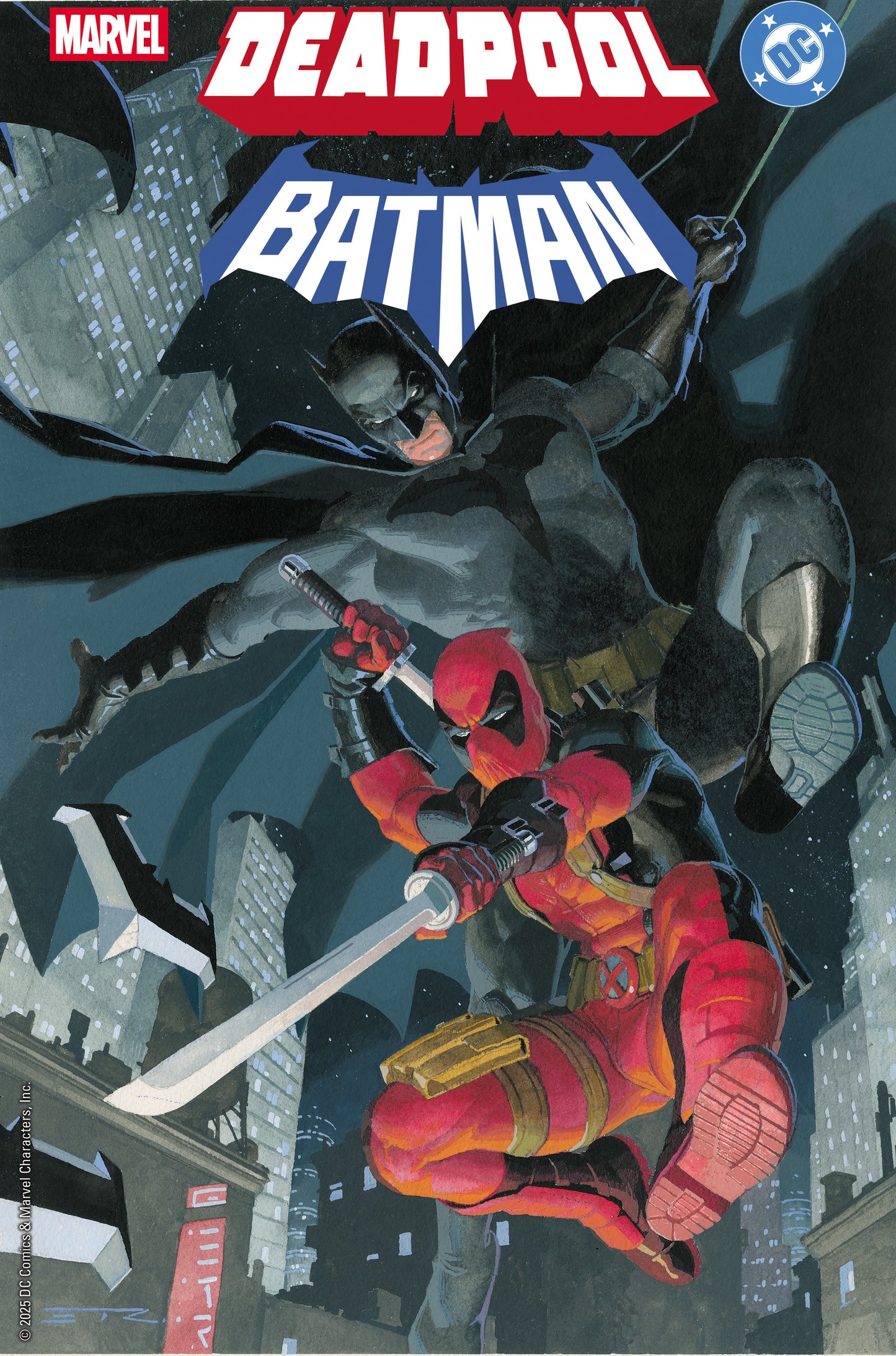 MARVEL/DC: DEADPOOL/BATMAN #1 ESAD RIBIC VARIANT - 9/17/25 - Release Date: 9/17/25
