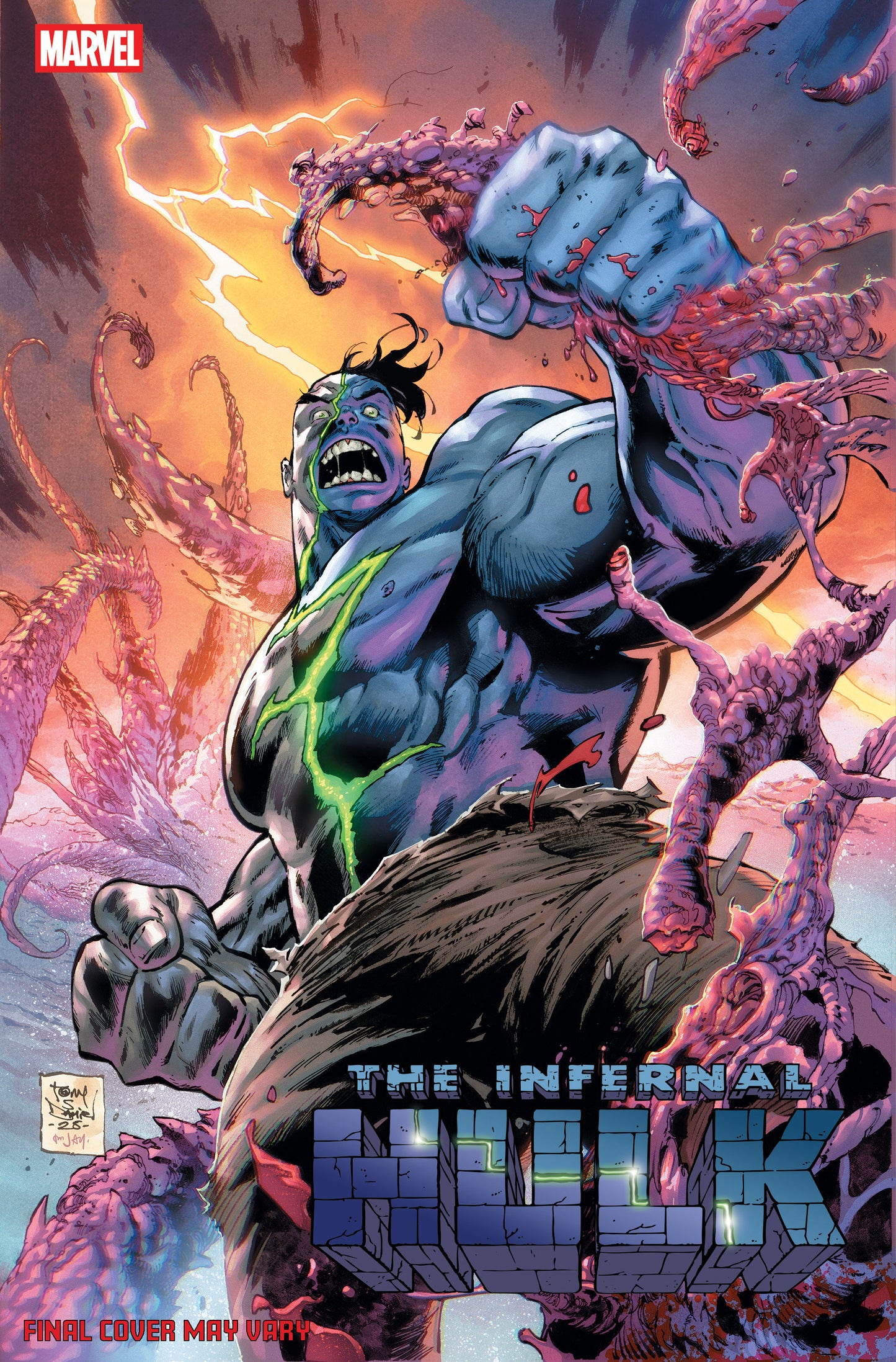 INFERNAL HULK #4 TONY DANIEL VARIANT ISBN: 75960621361000431 - Release Date: 2/25/26