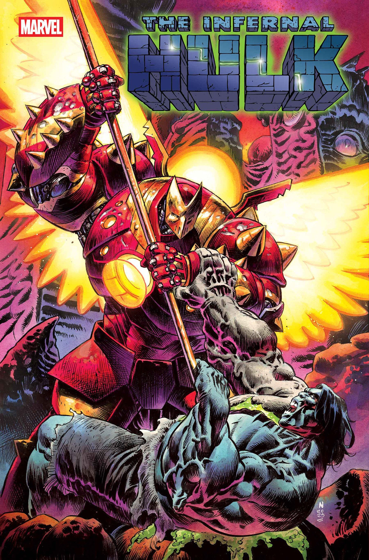INFERNAL HULK #6 ISBN: 75960621361000611 - FOC DATE: 3/22/26 - Release Date: 4/22/26