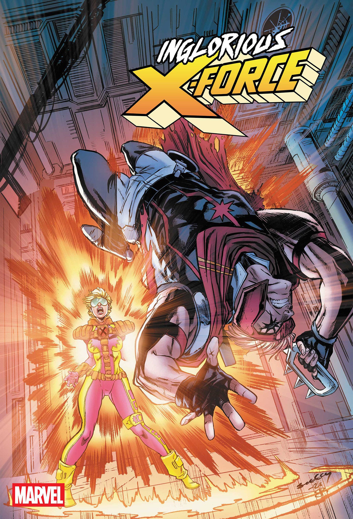 INGLORIOUS X-FORCE #9 TIM SEELEY VARIANT ISBN: 75960621362700921 - FOC DATE: 8/9/26 - Release Date: 9/9/26