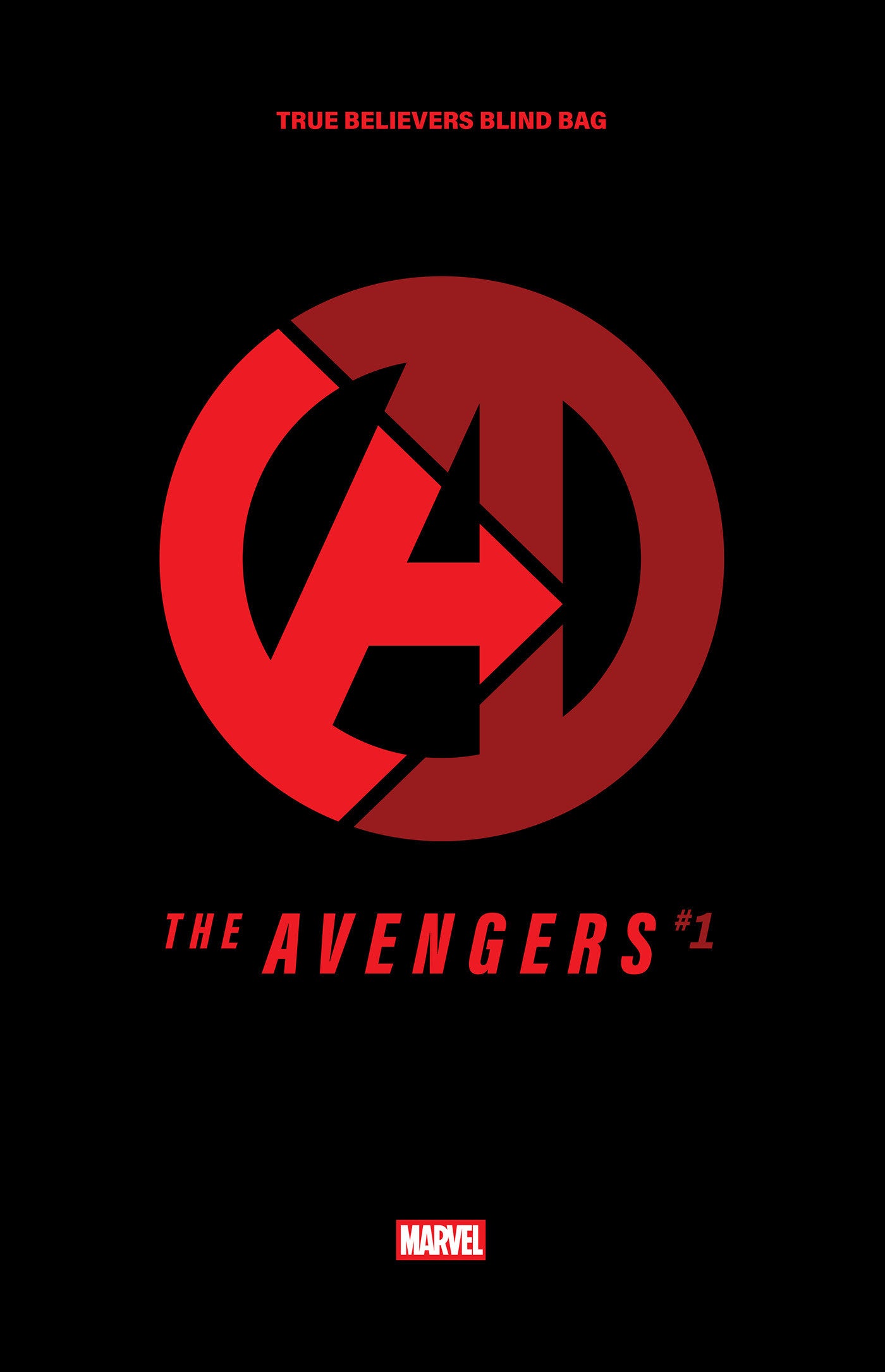 AVENGERS #1 TRUE BELIEVERS BLIND BAG ISBN: 75960621380100141 - FOC DATE: 8/23/26 - Release Date: 11/4/26