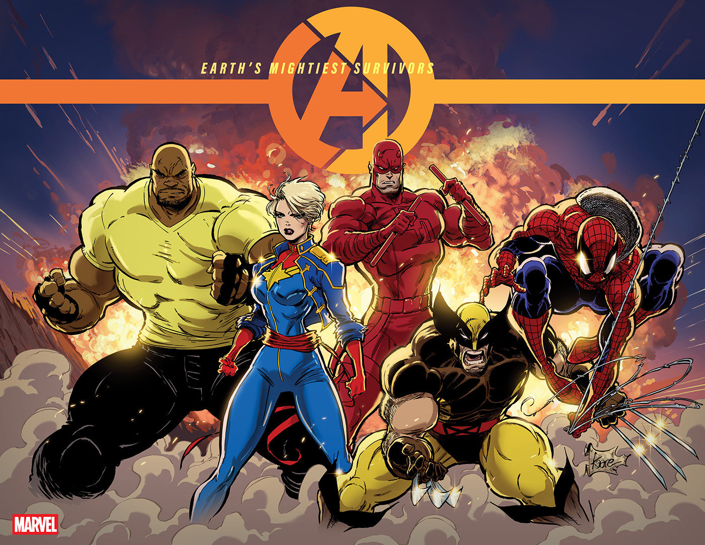 AVENGERS #1 KAARE ANDREWS WRAPAROUND VARIANT ISBN: 75960621380100161 - FOC DATE: 8/23/26 - Release Date: 11/4/26