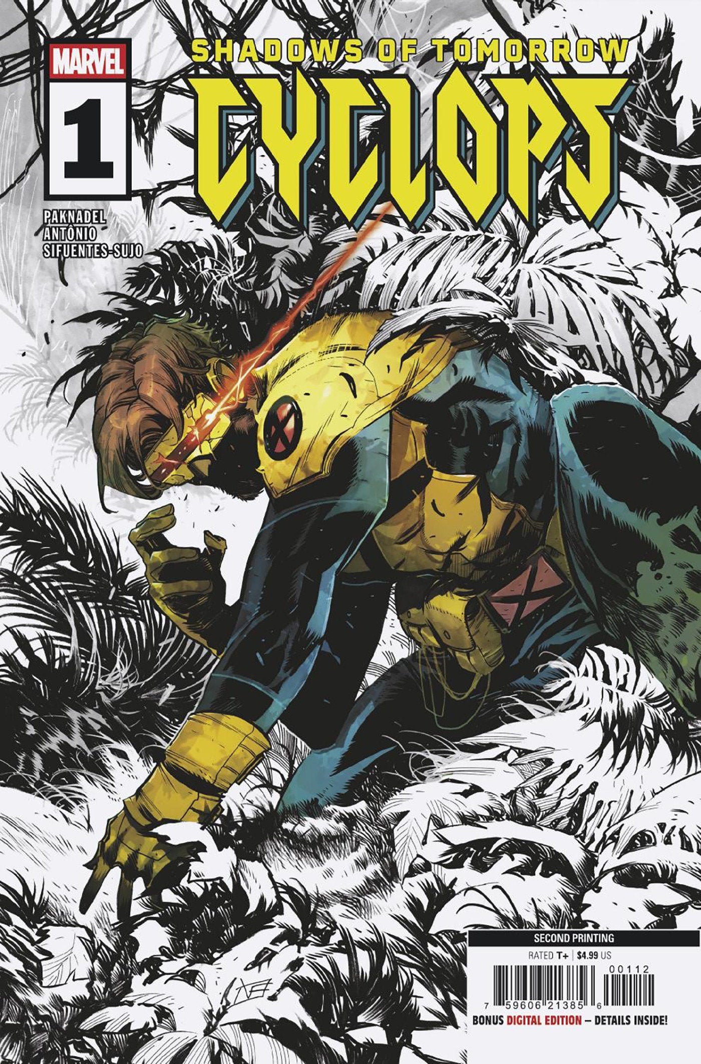 CYCLOPS #1 FEDERICO VICENTINI 2ND PRINTING VARIANT ISBN: 75960621385600112 - FOC DATE: 2/23/26 - Release Date: 3/25/26