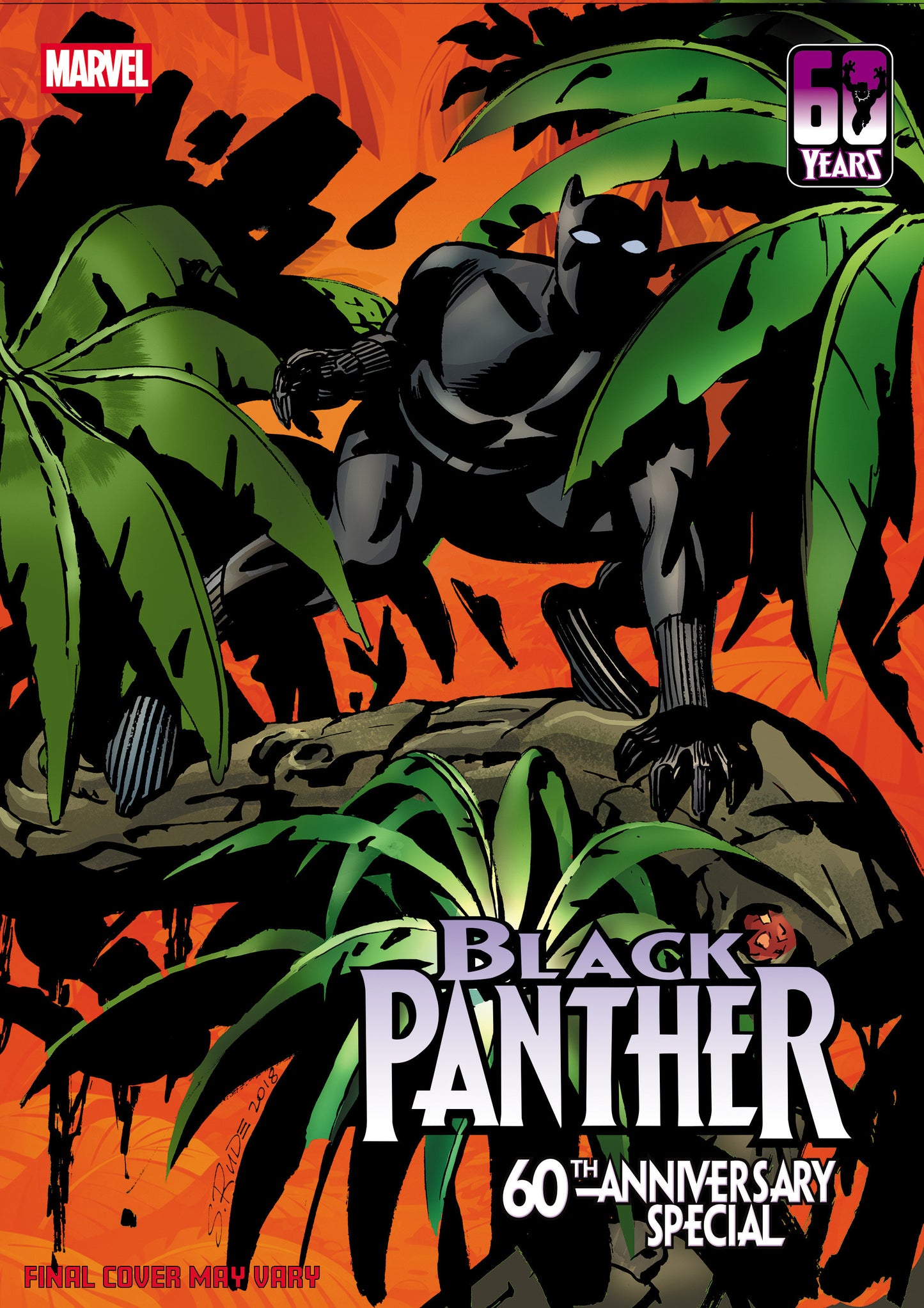 BLACK PANTHER 60TH ANNIVERSARY SPECIAL #1 STEVE RUDE VARIANT ISBN: 75960621387000131 - Release Date: 2/18/26