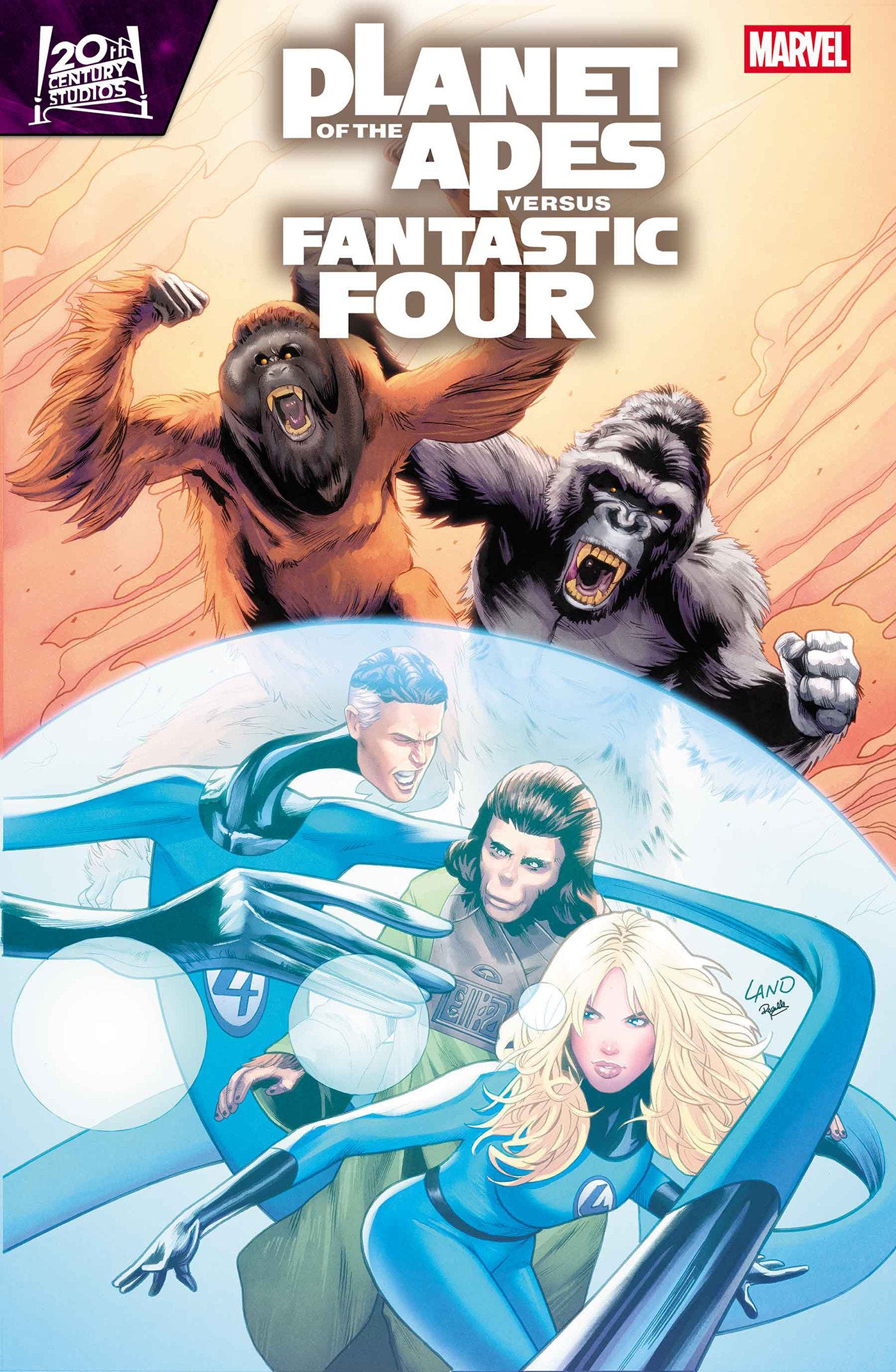 PLANET OF THE APES VS. FANTASTIC FOUR #3 ISBN: 75960621389400311 - FOC DATE: 3/15/26 - Release Date: 4/15/26