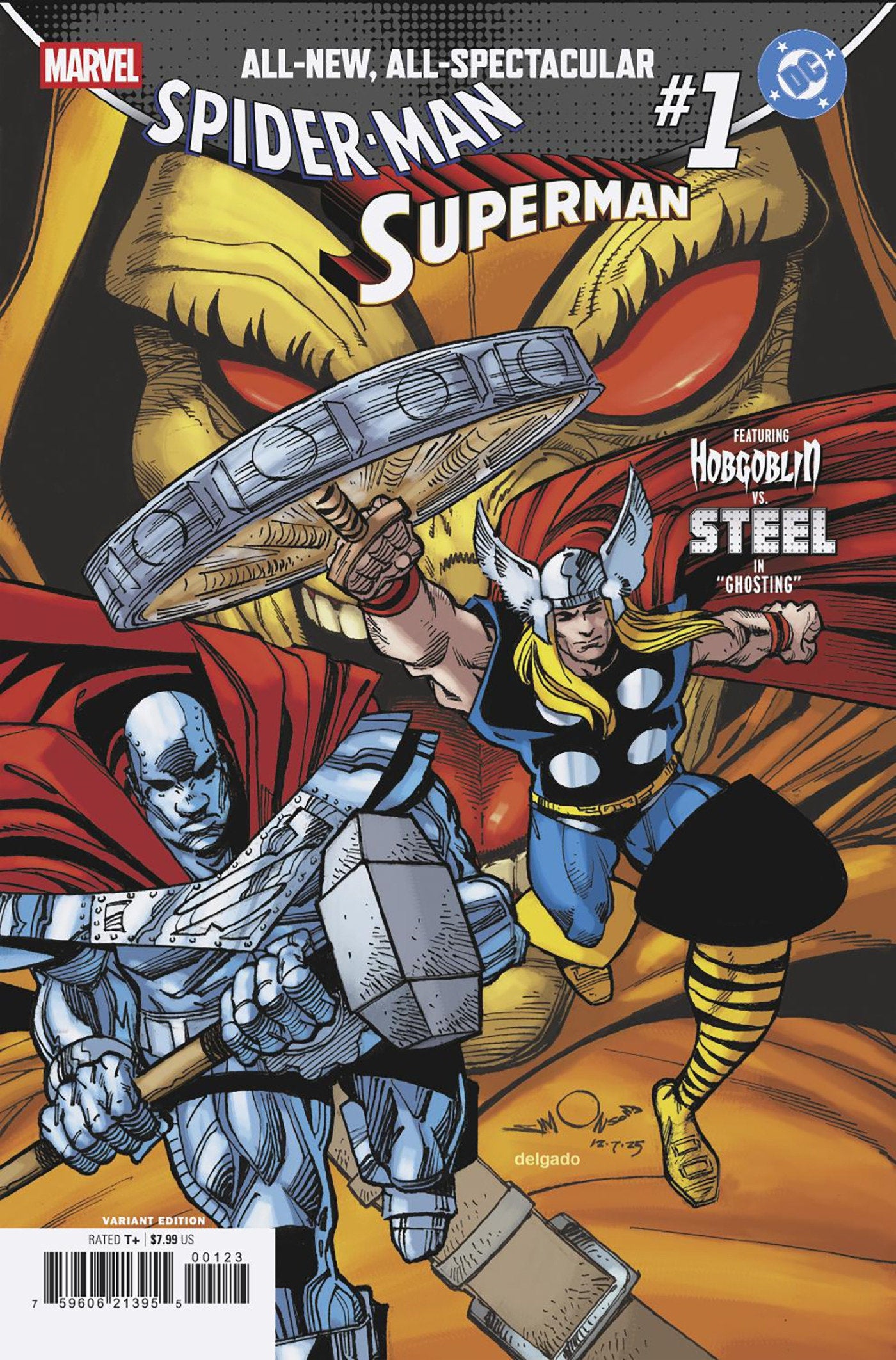 MARVEL/DC: SPIDER-MAN/SUPERMAN #1 WALT SIMONSON VARIANT ISBN: 75960621395500123 - FOC DATE: 3/8/26 - Release Date: 4/22/26